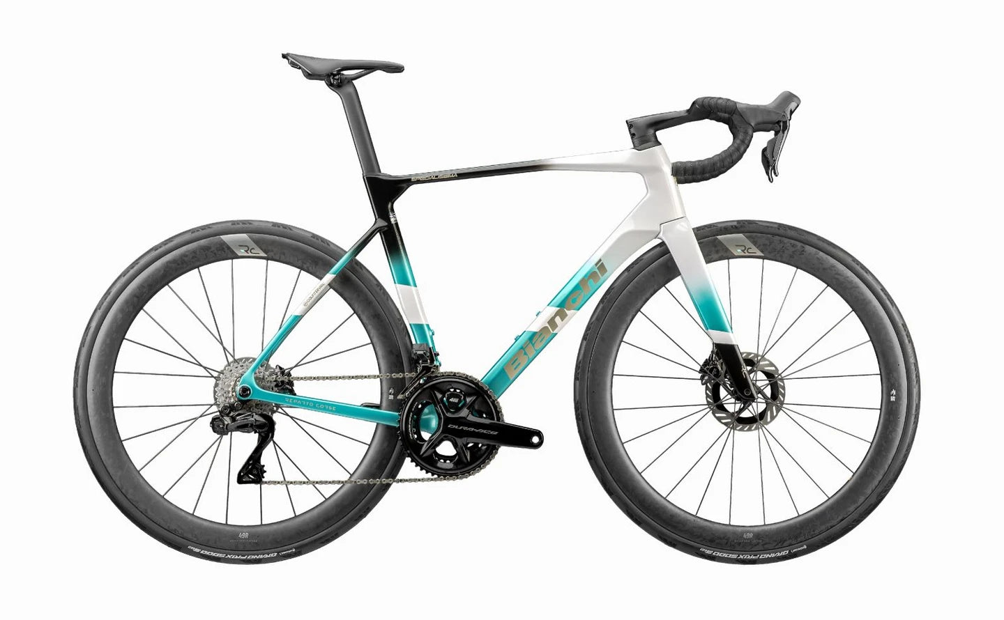 Bianchi Specialissima 2027 - Shimano Dura-Ace Di2 2x12p - Bianchi RC 49R | EXCELLENT