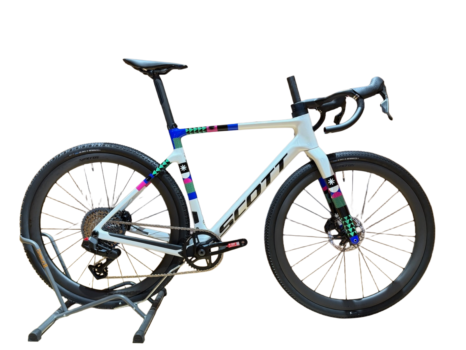 scott gravel bike carbon Scott Addict Gravel RC 2025 - Sram Rival AXS 1x13 - Syncros Capital 1.0S | undefined