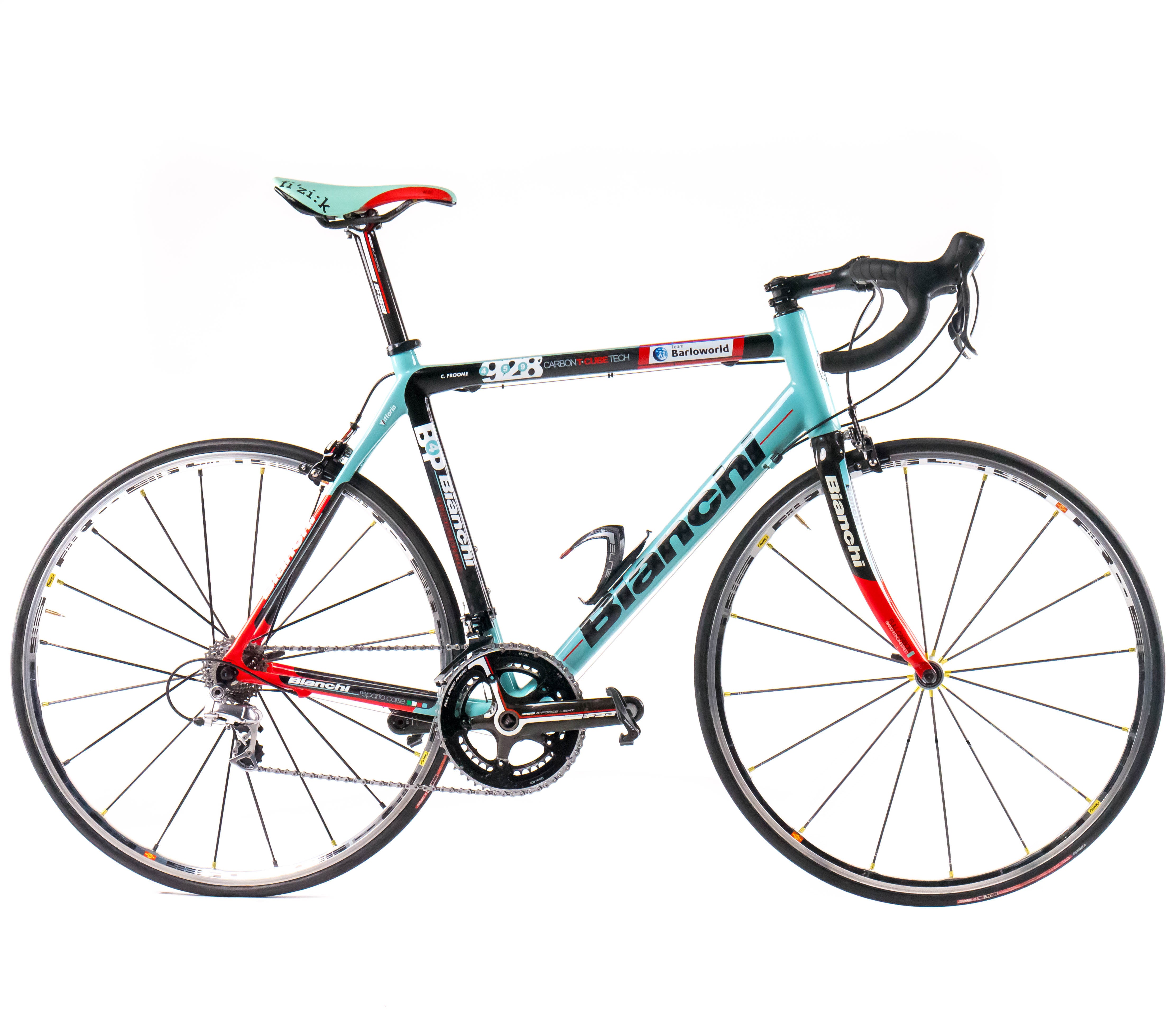 bianchi 928 full carbon road bike with dura ace Bianchi 928 BarloWorld C.Froome | Shimano Dura-Ace 2x10sp