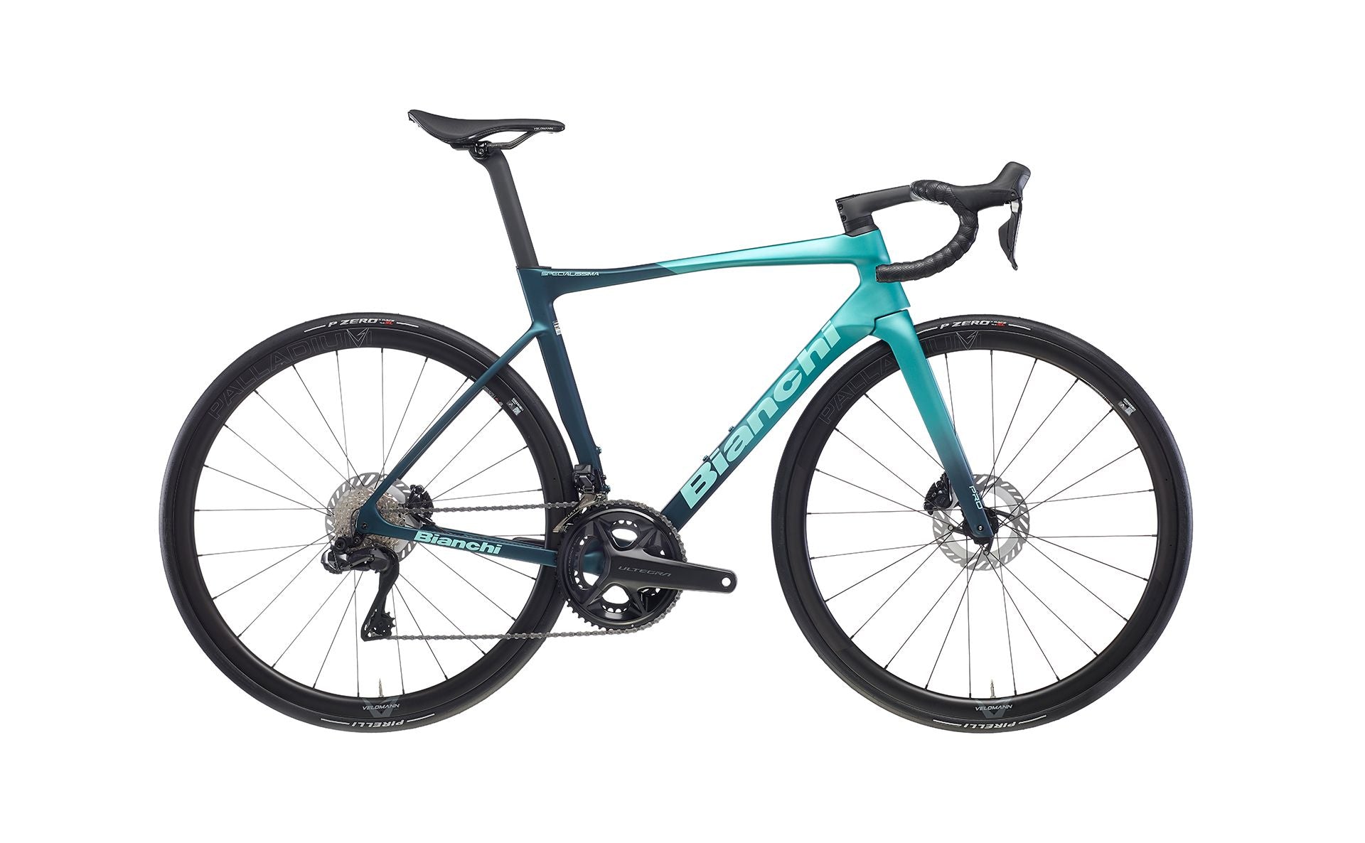 Bianchi Specialissima Pro 2026 - Shimano Ultegra DI2 PM - Velomann Plutonium, cerchio in Carbonio, Profilo 50 mm | null