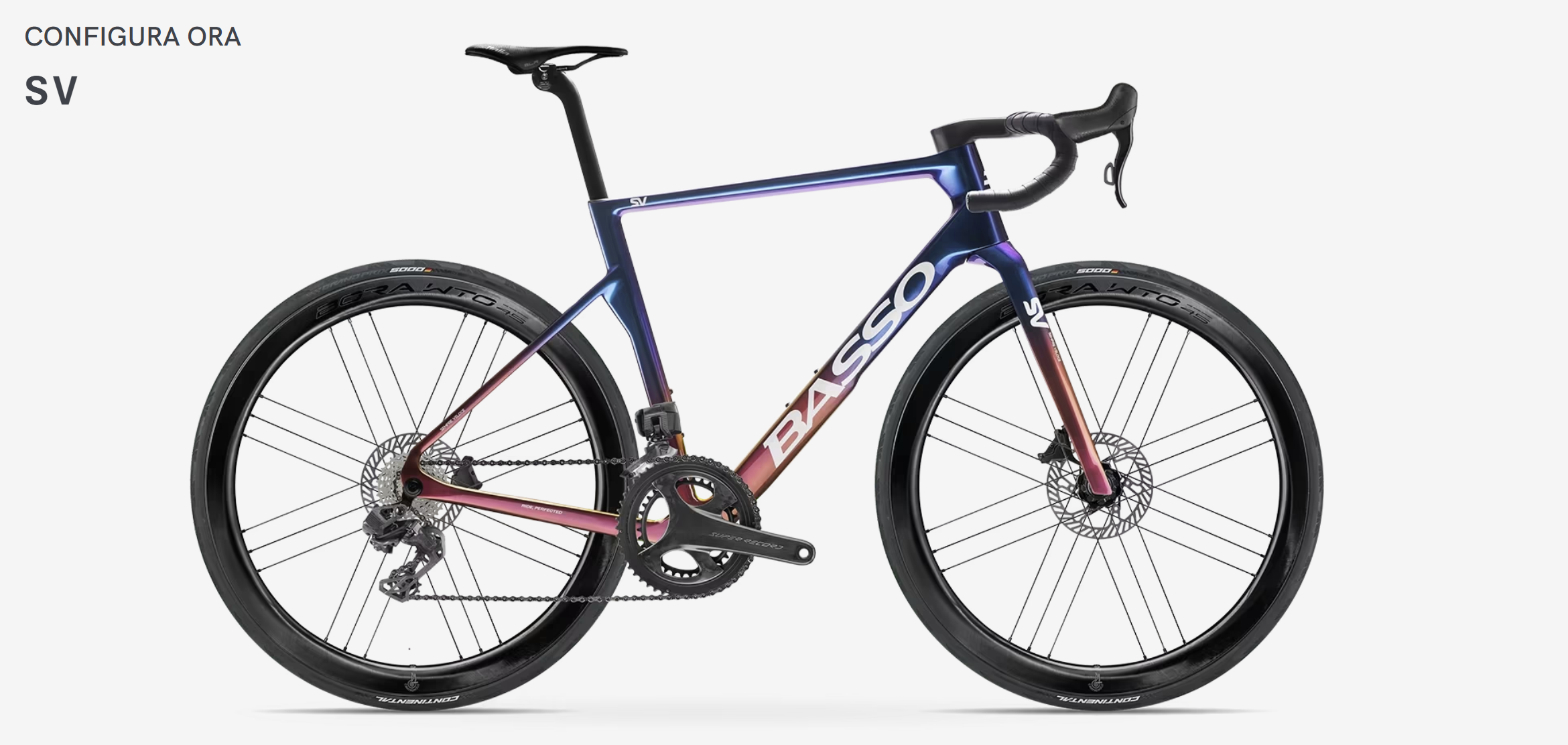 Basso SV SEMPRE VELOCE 2025 - CAMPAGNOLO SUPER RECORD 2X13V - CAMPAGNOLO WTO 45 | undefined