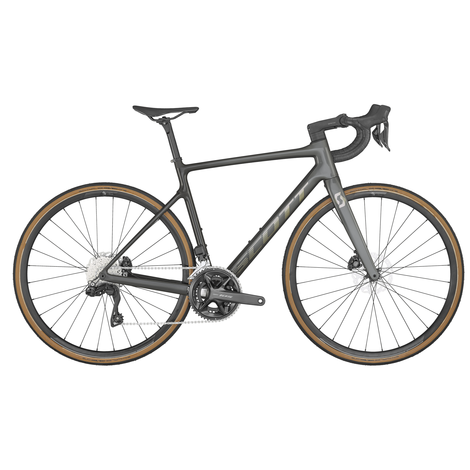 Scott Addict 20 grey 2024 - Shimano 105 Di2 2x12sp