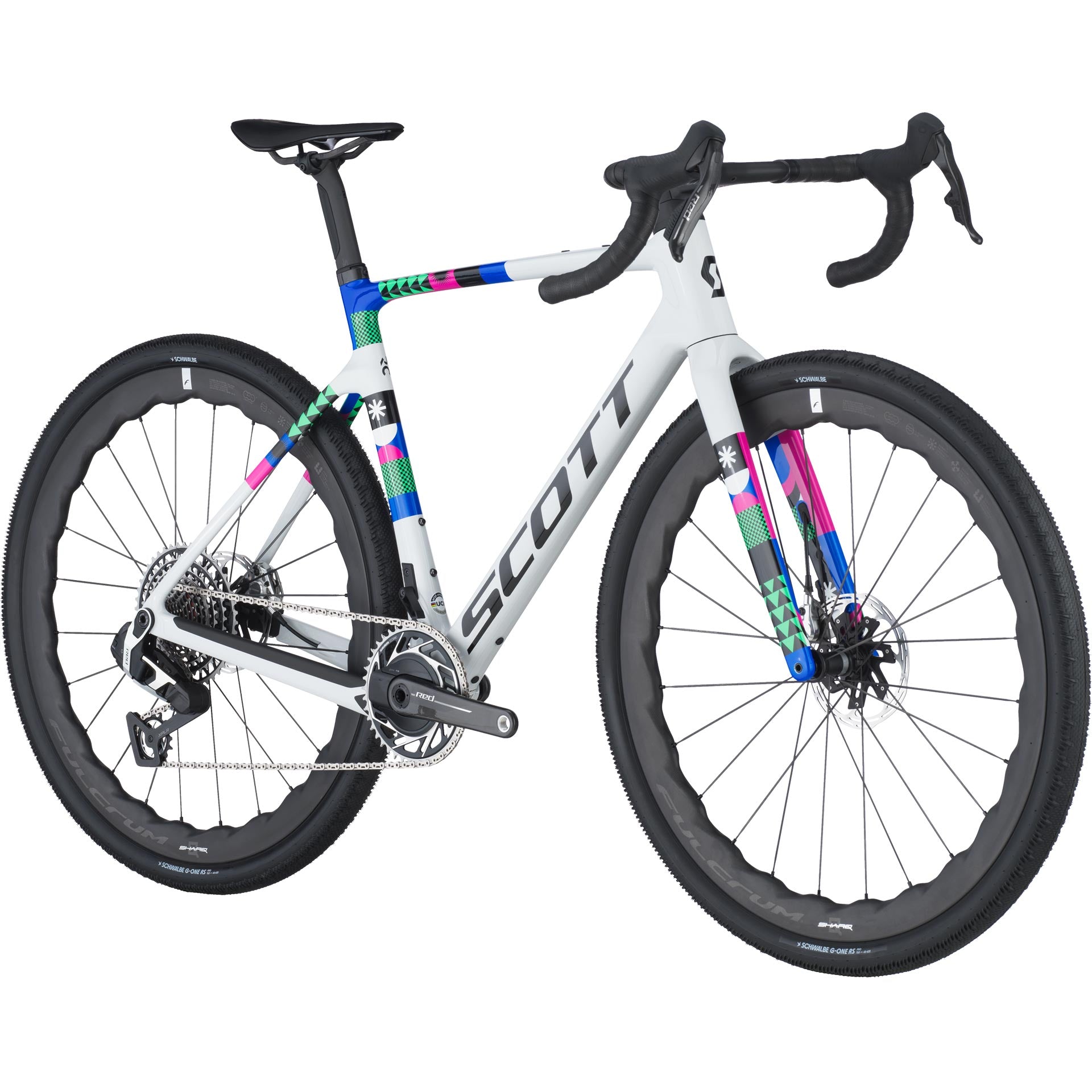 scott gravel road bike Scott Addict Gravel RC 2025 - Sram Red XPLR AXS 1x12sp - Fulcrum Sharq | EXCELLENT