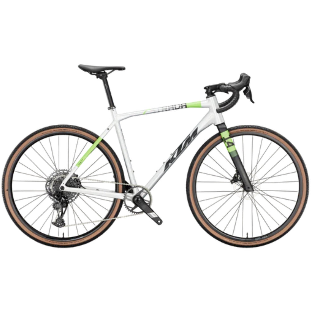 gravel bike ktm x-strada KTM X-Strada 15 PRO – Versatile and Comfortable Gravel Bike XS / Cargo Green Matt