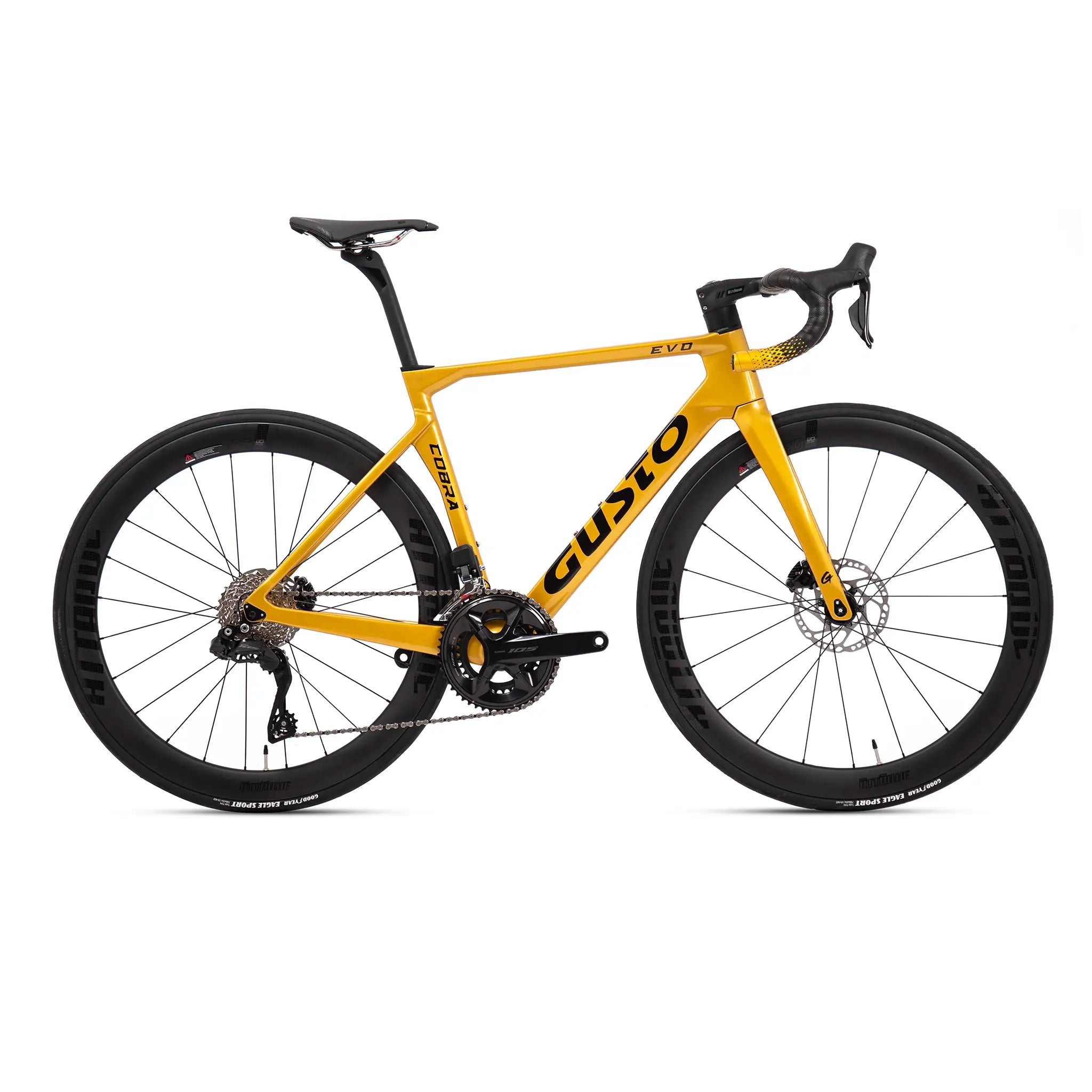 自転車本体 GUSTO Cobra evo sport di2 105 Gusto Cobra EVO DB Sport TL 2024 - Shimano 105 Di2 2x12sp