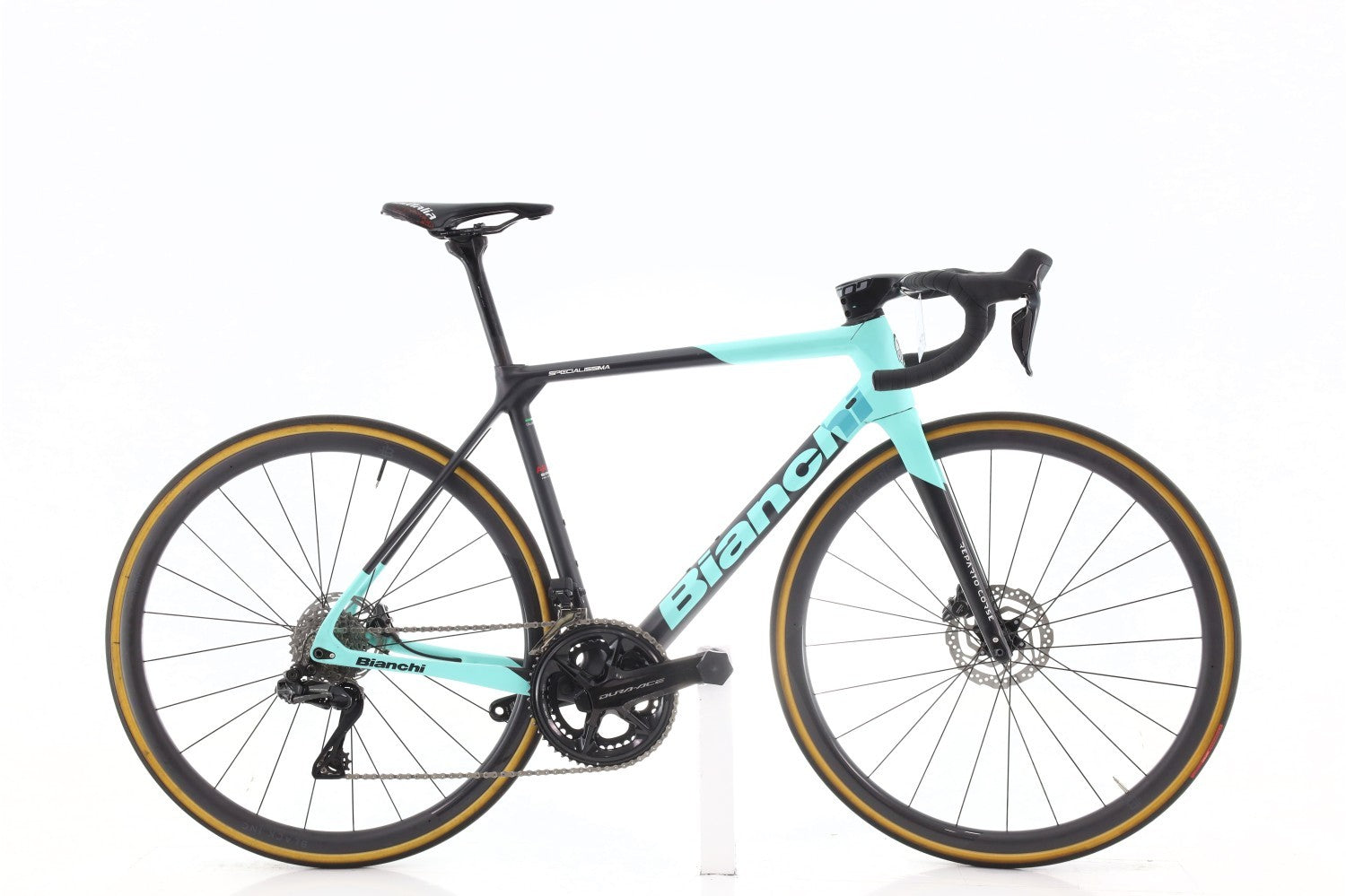 Bianchi Specialissima Arkea Team 2023 - Shimano Dura-Ace Di2 2x12sp - Black INC Thirty | PRE-OWNED