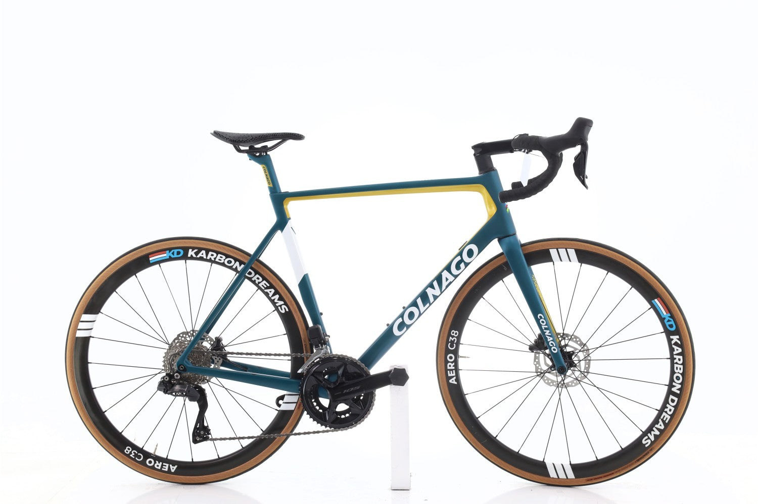 rennrad colnago gebraucht Colnago V3 Di2 12V 2023 - Shimano 105 Di2 - Karbon Dreams Aero C38 | Very Good Condition