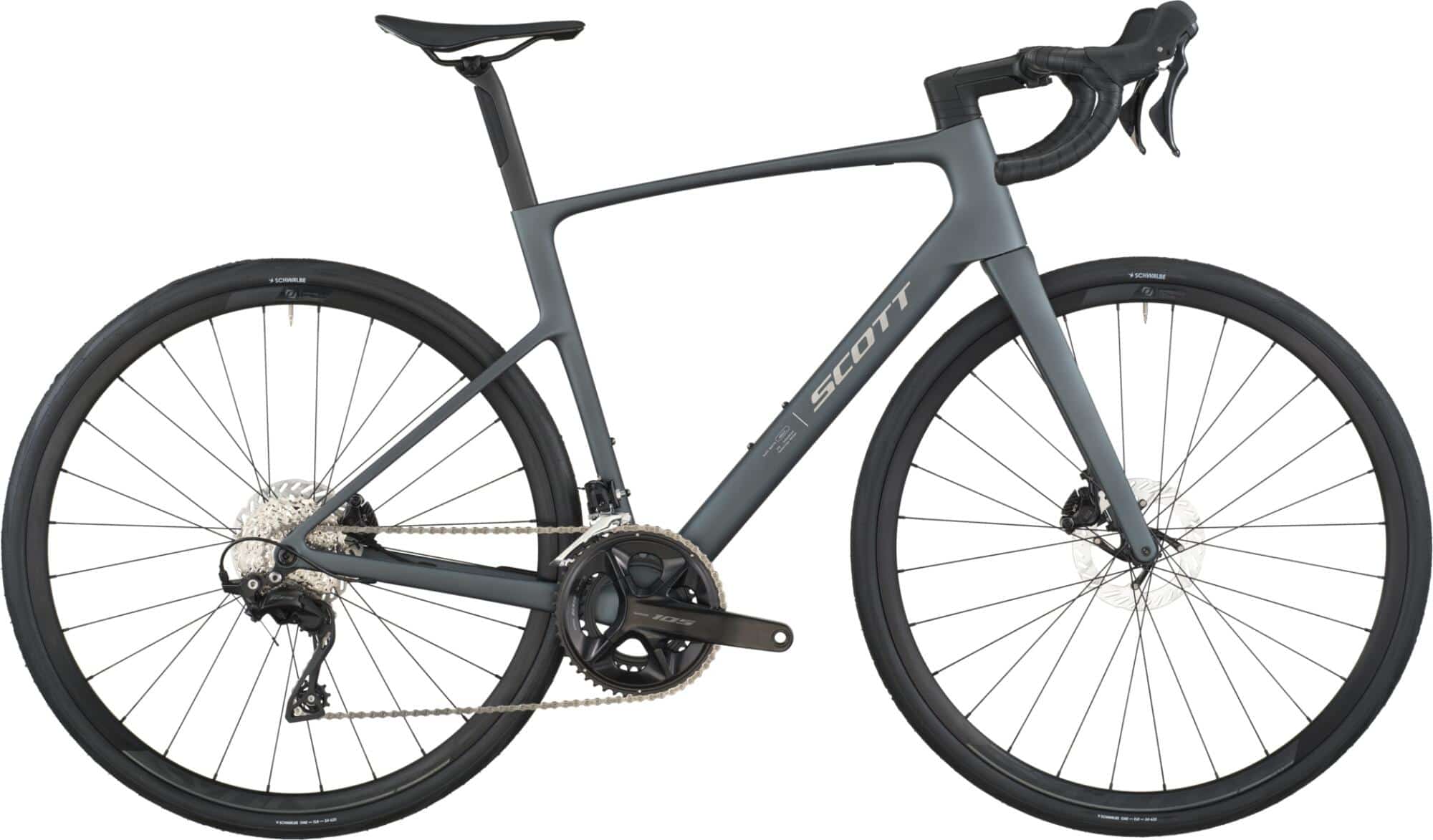 Scott Addict 50 carbon grey 2026 - Shimano 105 Di2 2x12sp