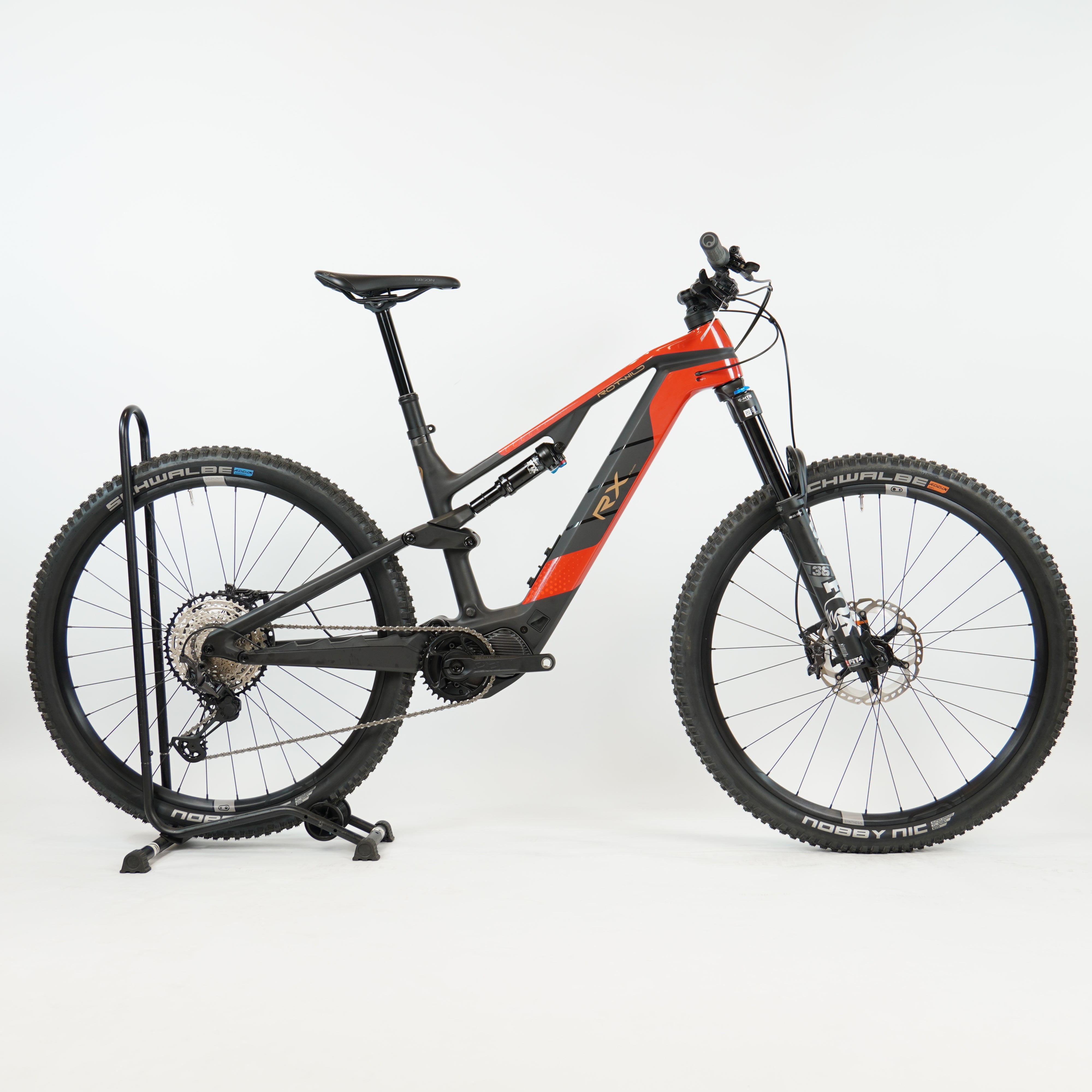 rotwild gravel bike Rotwild R.X375 FS Pro red metallic Testrad 2023 - Shimano XT 8100 SGS Hyperglide+ - Crankbrothers Synthesis Enduro | Well Loved Condition