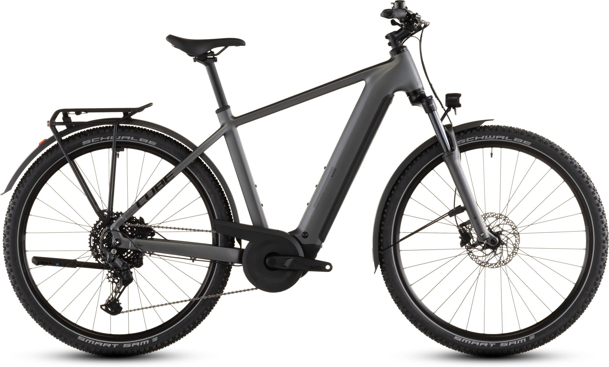 cube e bike 46 cm Cube Nuride Hybrid Performance 600 slabgrey'n'black 2026 | EXCELLENT