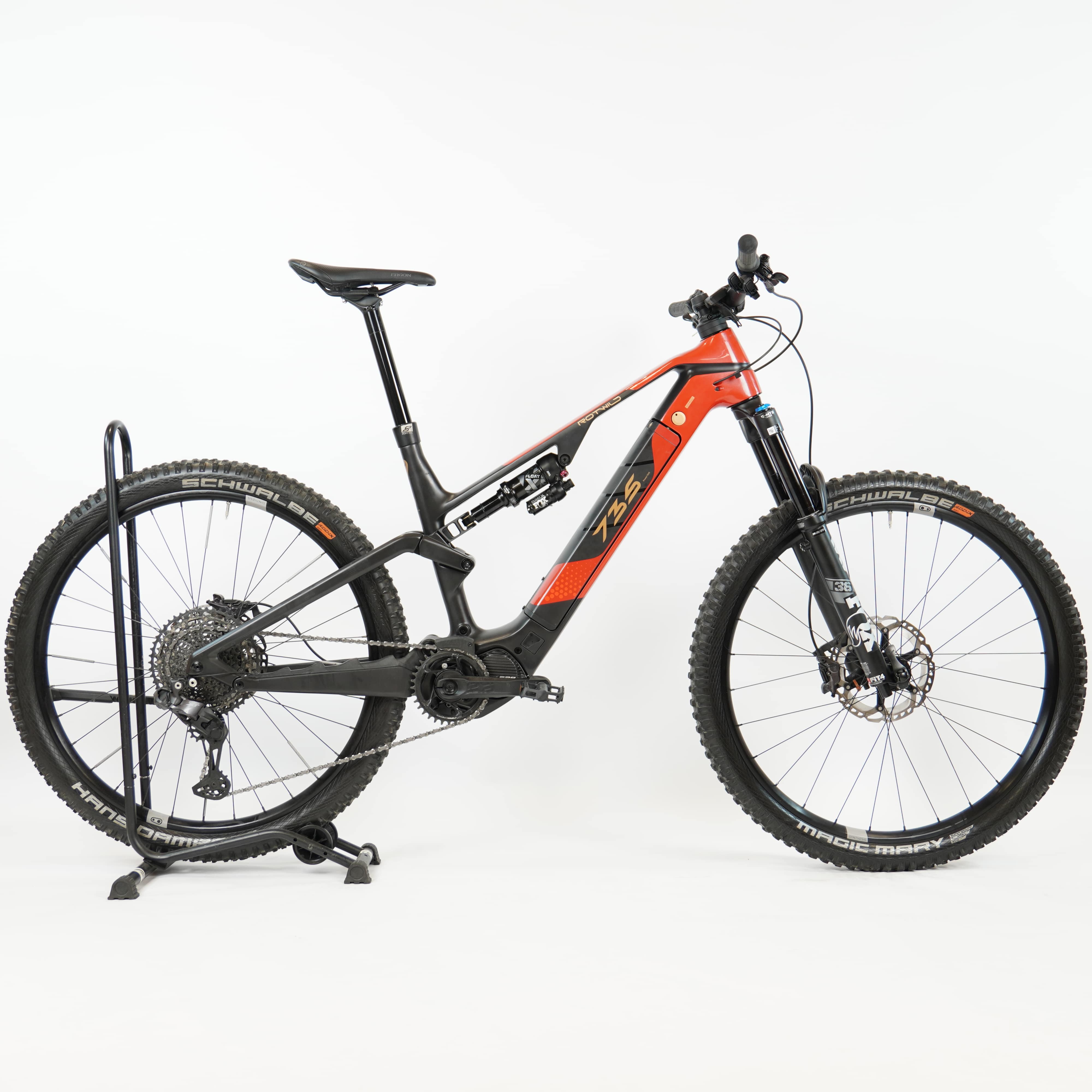 rotwild mountainbike Rotwild R.X735 FS Pro 2023 - Shimano XT Di2 1x12sp - Crankbrothers Synthesis Enduro I9 | Well Loved Condition