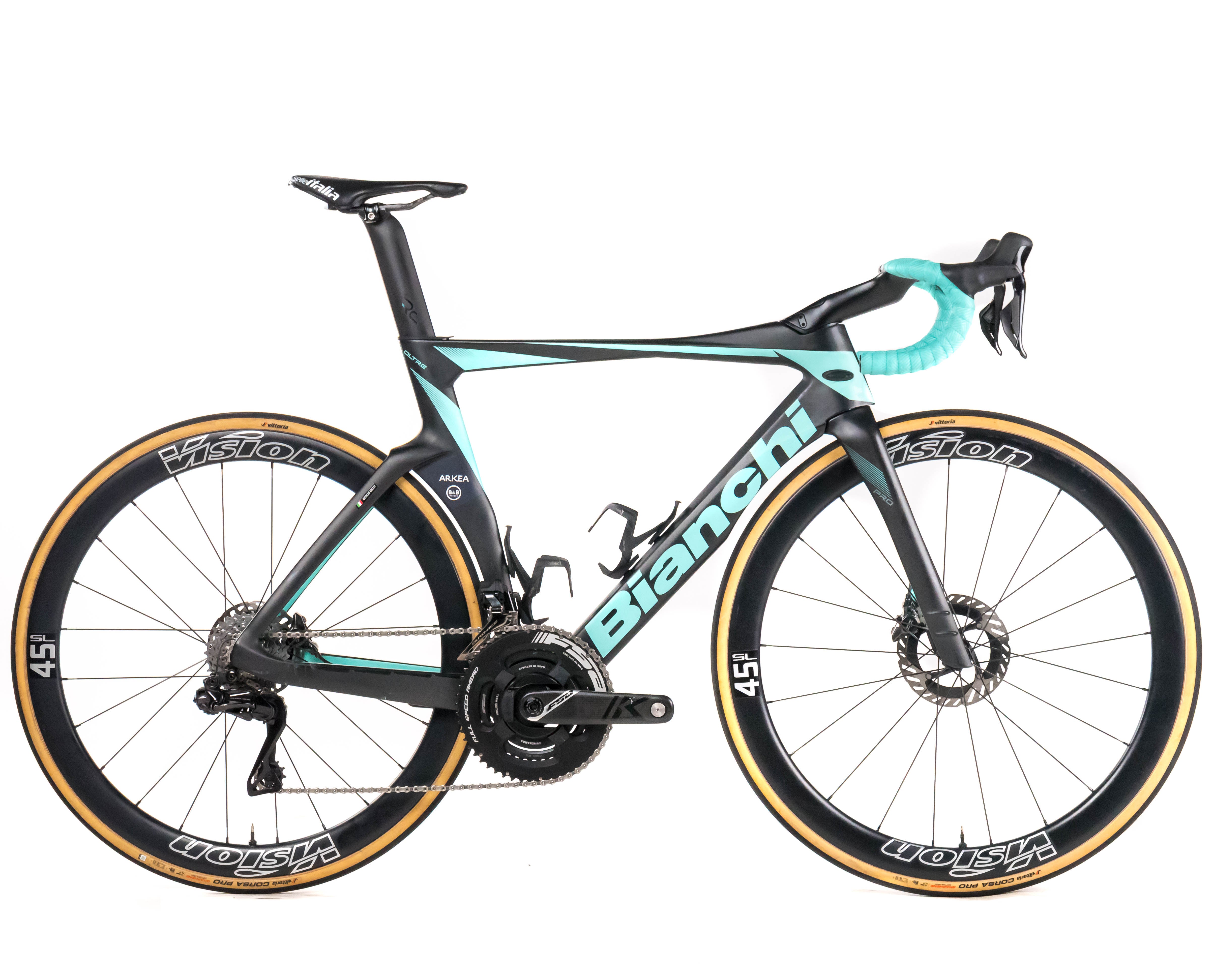 bianchi e-rennrad Bianchi Oltre RC Arkéa - B&B Hotels | Shimano Dura-Ace Di2 2x12sp
