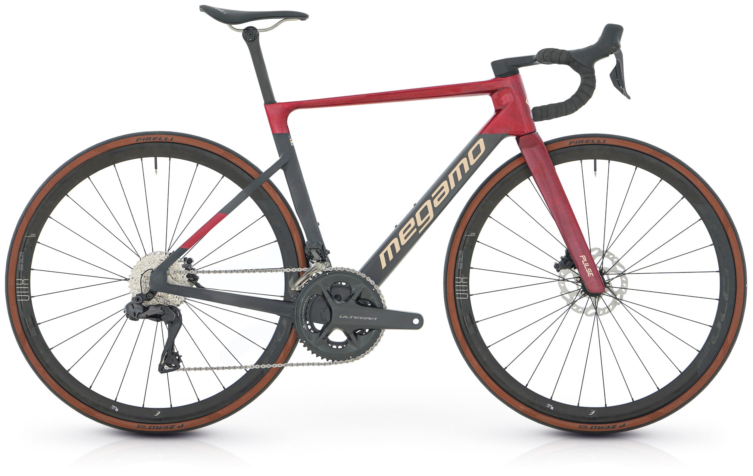 rennrad 800 Megamo Pulse 05 2025 - Shimano Ultegra Di2 2x12sp - Fulcrum Racing 800 | EXCELLENT
