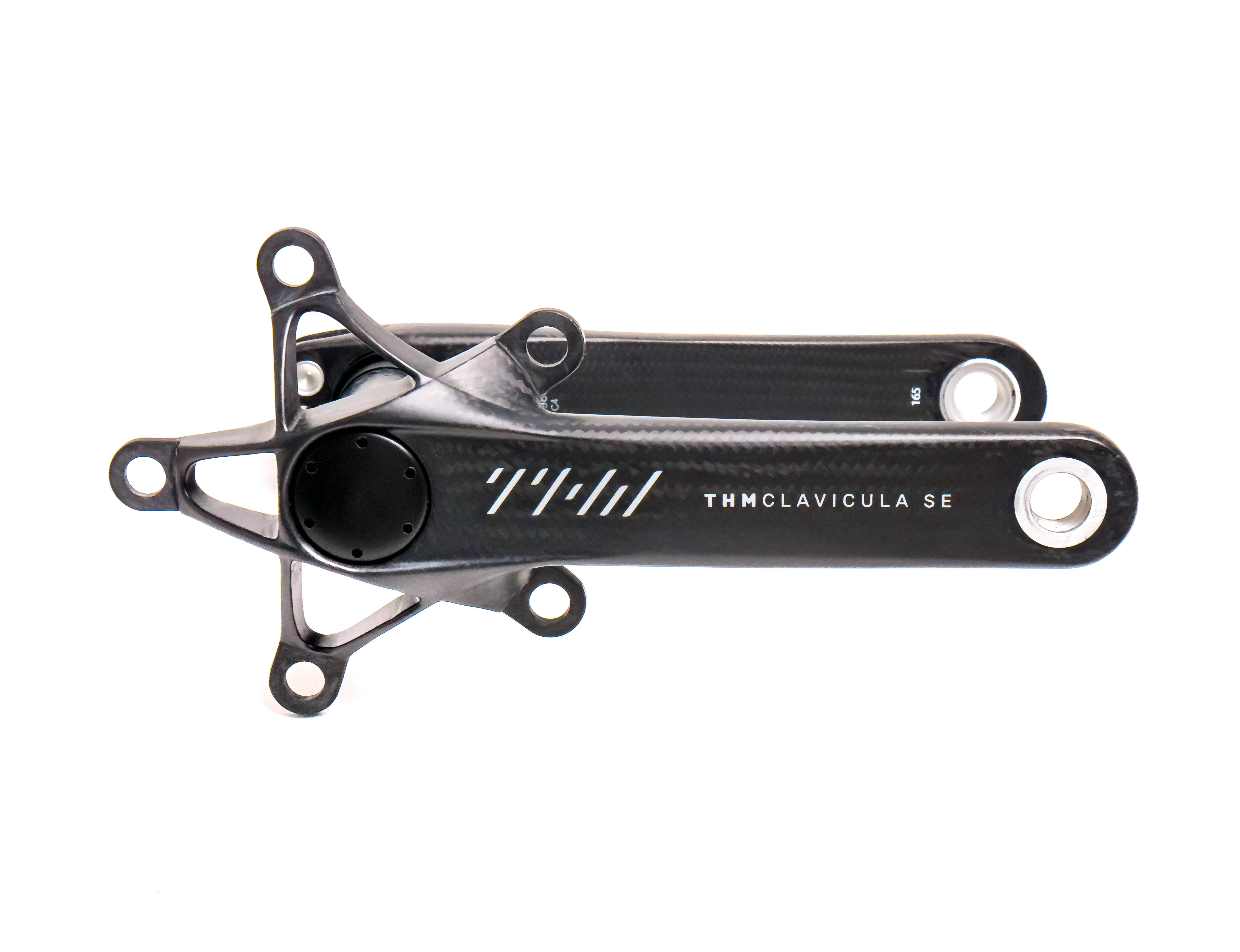 THM Pédalier Clavicula SE Route Brillant BCD 110 - Noir Carbone THM Pédalier Clavicula SE Route Brillant BCD 110 - Noir Carbone