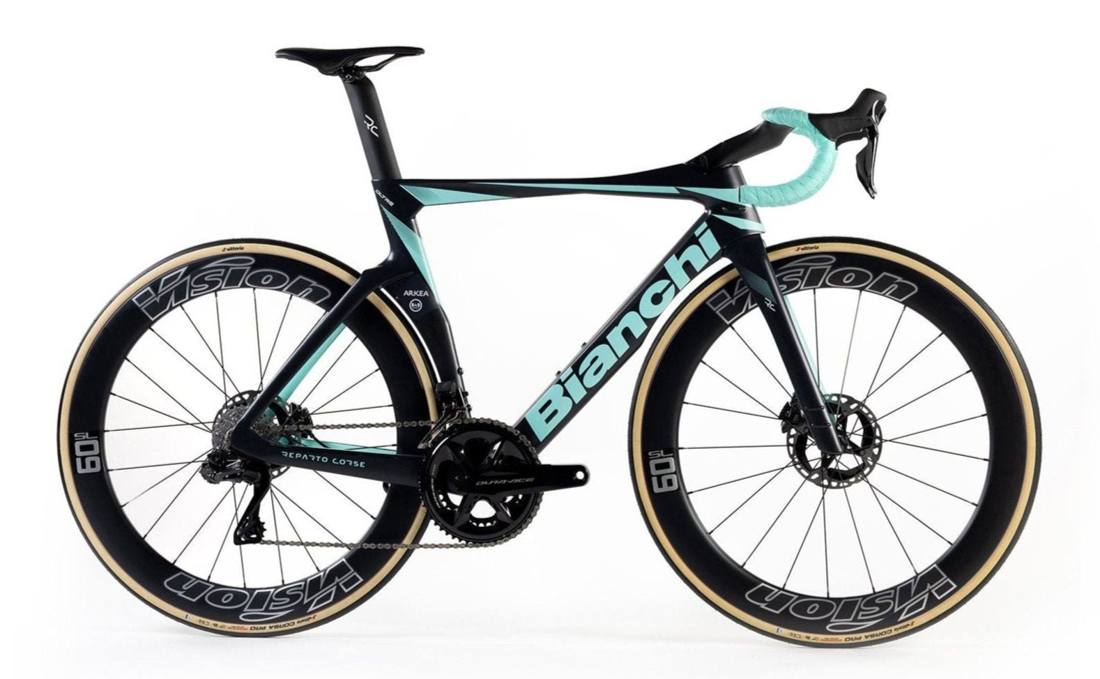 bianchi rennrad sale Bianchi Oltre RC Team Arkea B&B Hotels Replica 2025 - Sram Red AXS 2x12 velocità - Vision Metron 60 SL | EXCELLENT