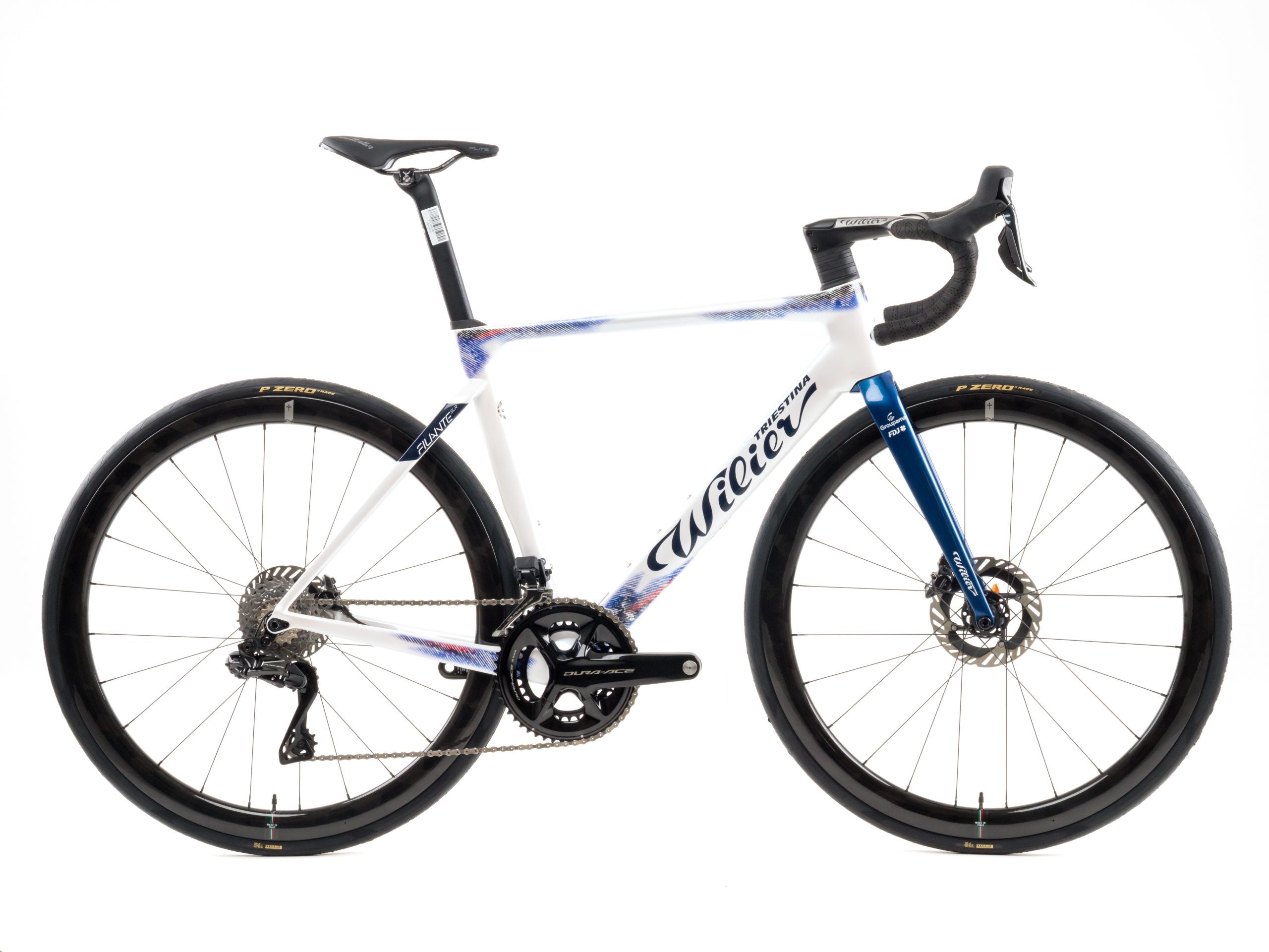 rennrad replica Wilier Filante SLR Replika Groupama-FDJ 2024 Shimano Dura-Ace R9270 Di2 2x12s | Neu