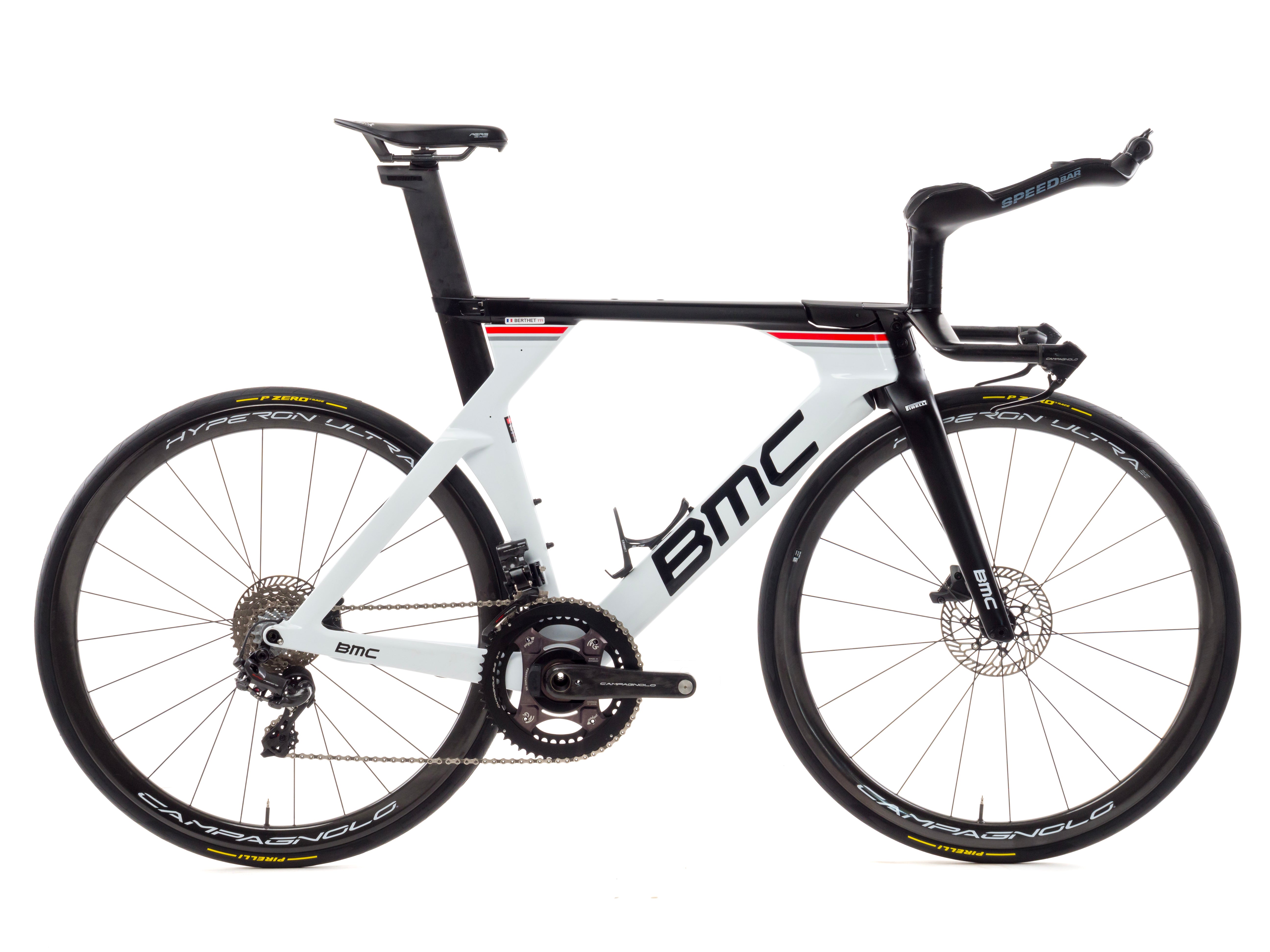 BMC Timemachine TM01 2022 Team AG2R Citroën Berthet 1 taglia ML Campagnolo Super Record EPS Disc 2x12sp