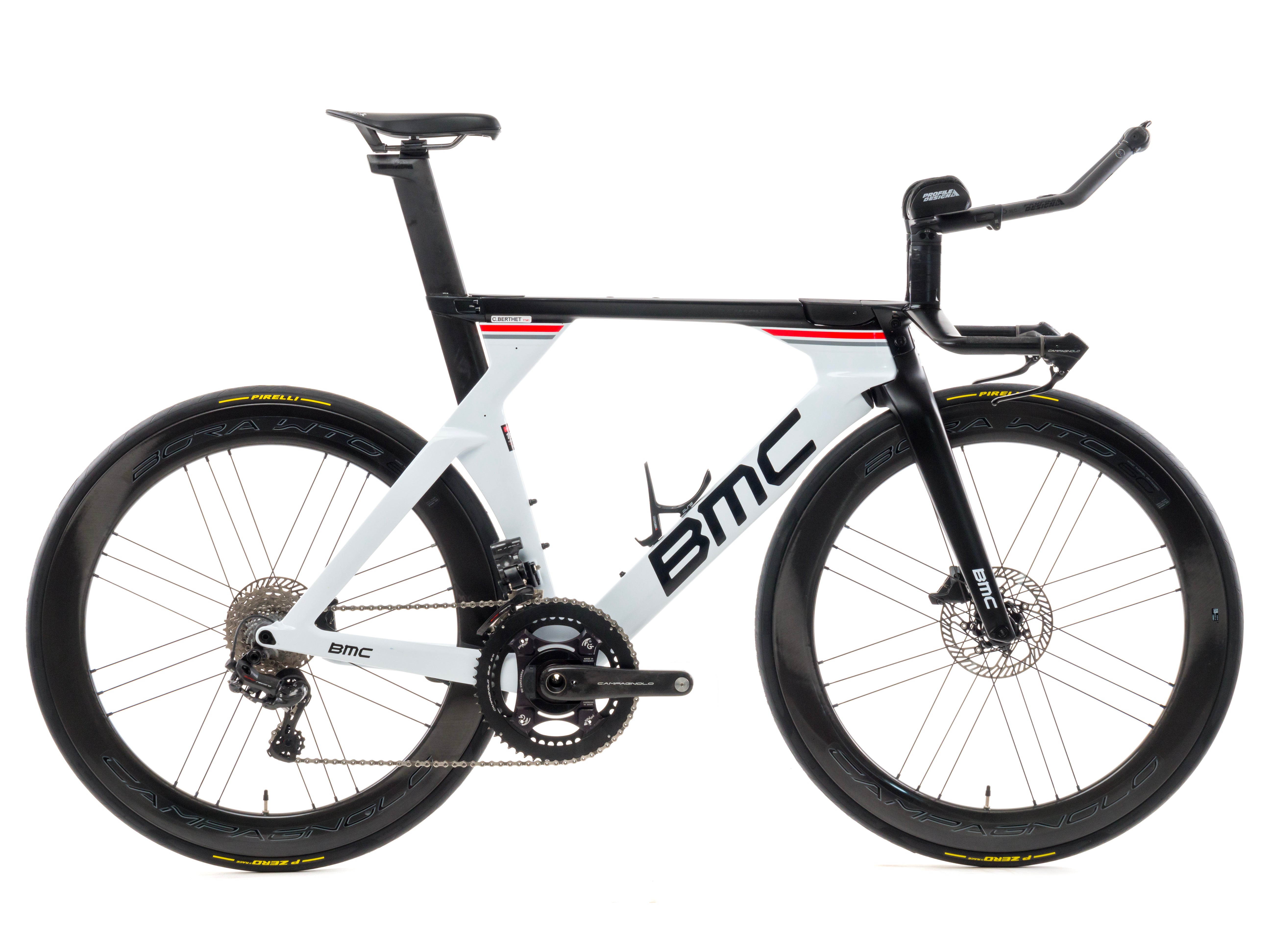 BMC Timemachine TM01 2022 Team AG2R Citroën C. Berthet taglia ML Campagnolo Super Record EPS Disc 2x12sp