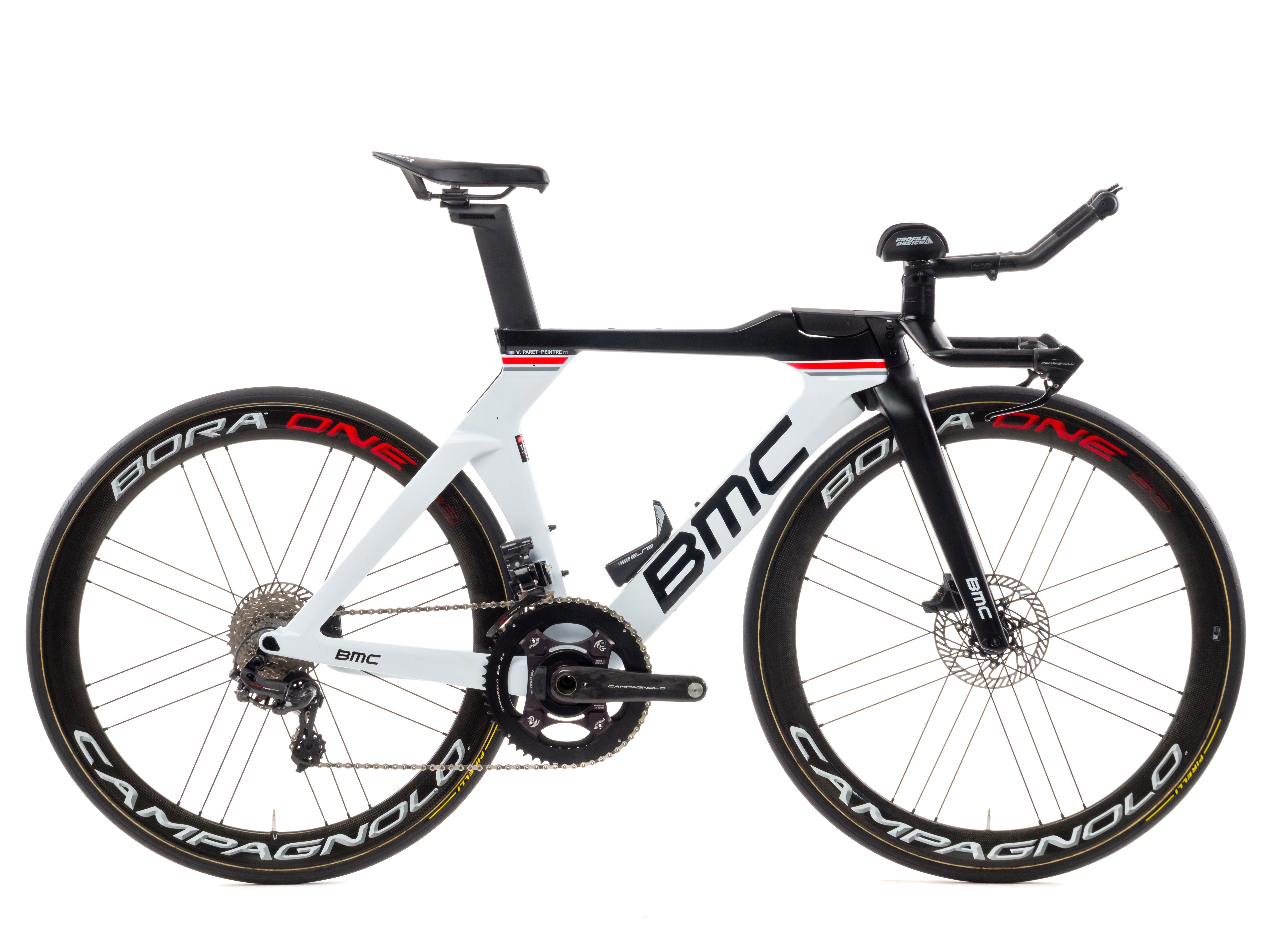 BMC Timemachine TM01 2023 Team AG2R Citroën V. Paret-Peintre taglia S Campagnolo Super Record EPS Disc 2x12sp