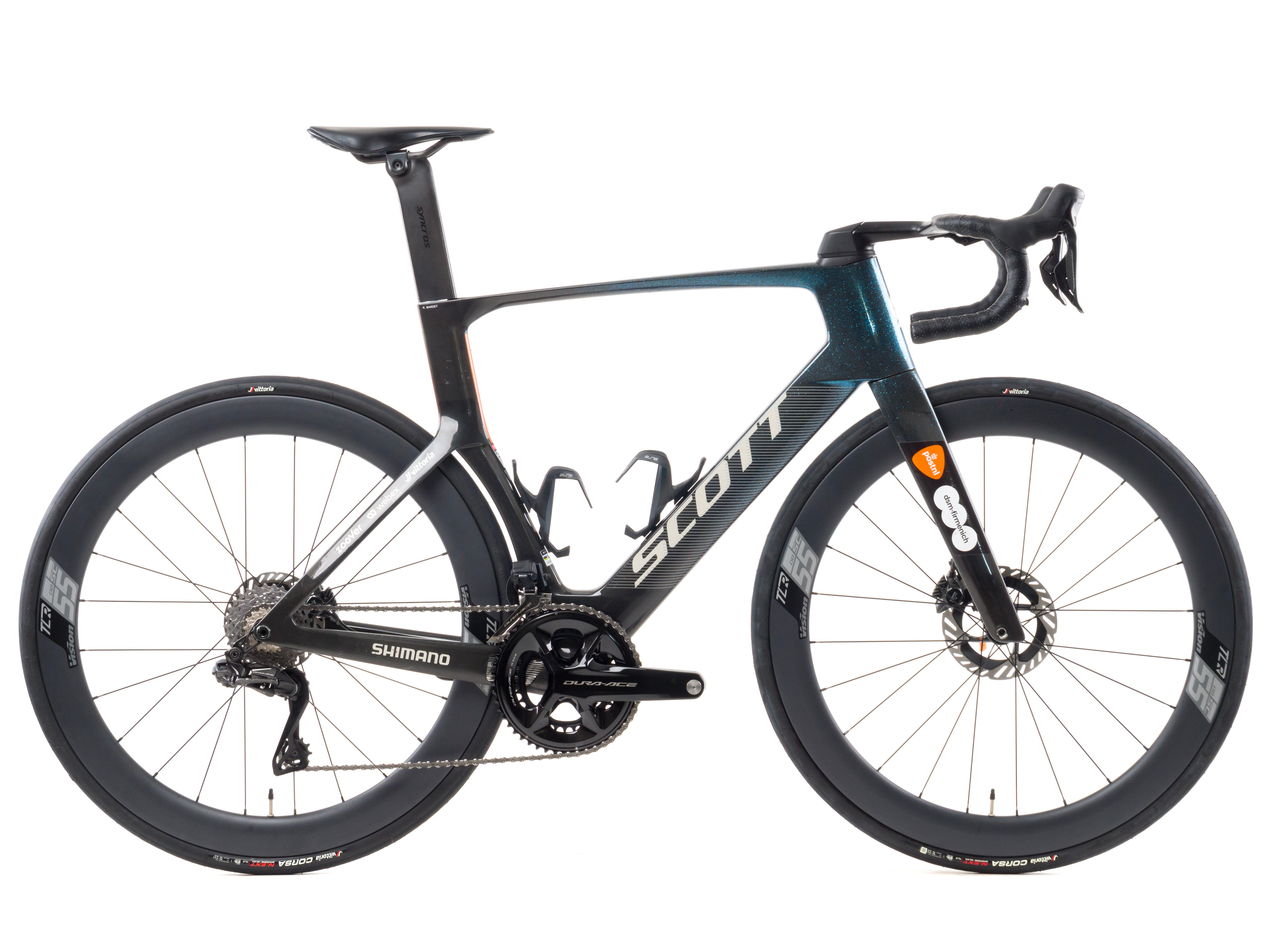 Scott Foil RC 2023 Team DSM-Fiermenich PostNL R. Bardet size L Shimano Dura-Ace R9270 Di2 Disc 2x12sp