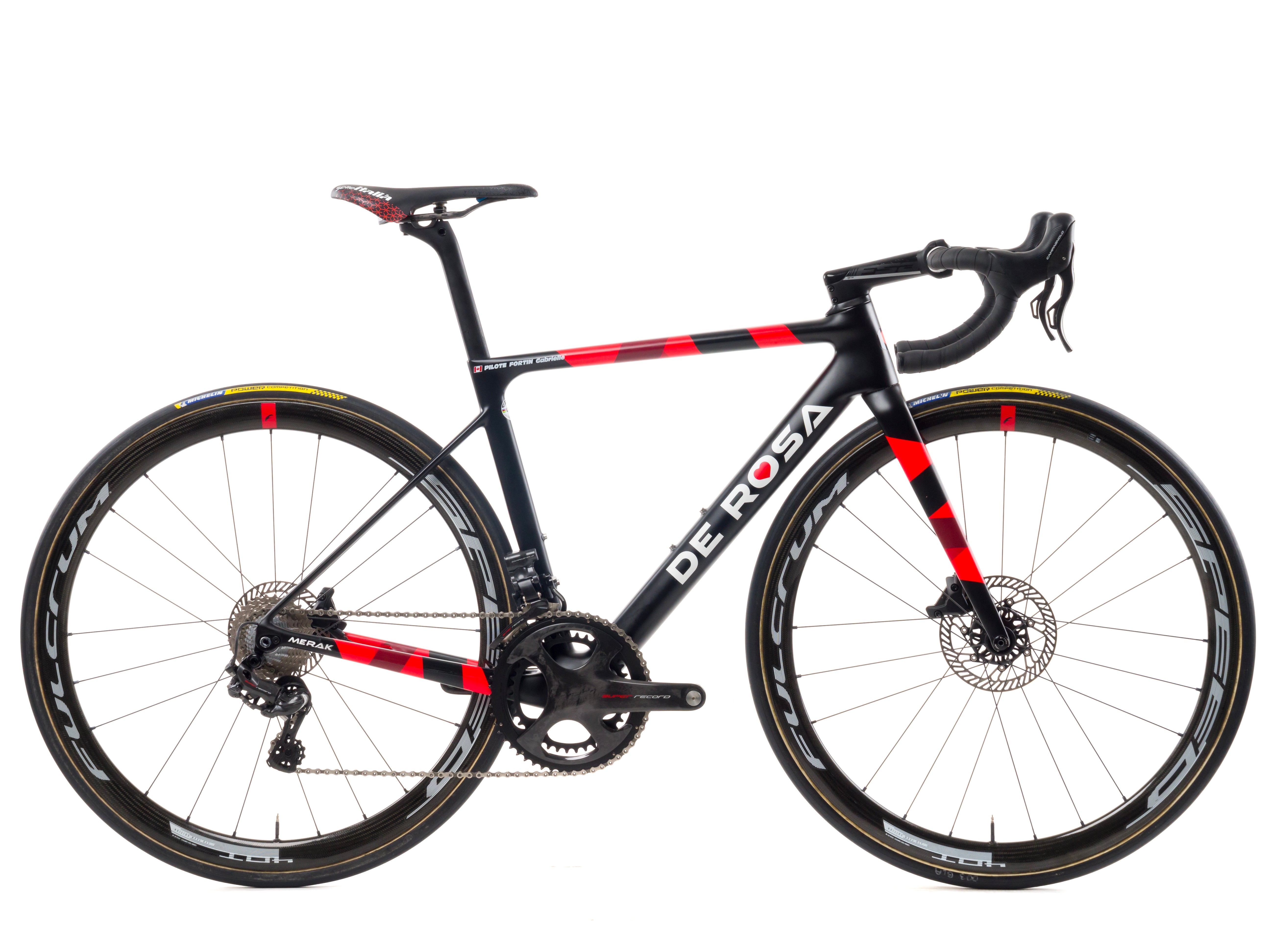 De Rosa Merak 2022 Team De Rosa Cofidis Team G. Pilote Fortin size 46 Campagnolo Super Record EPS 2x12sp