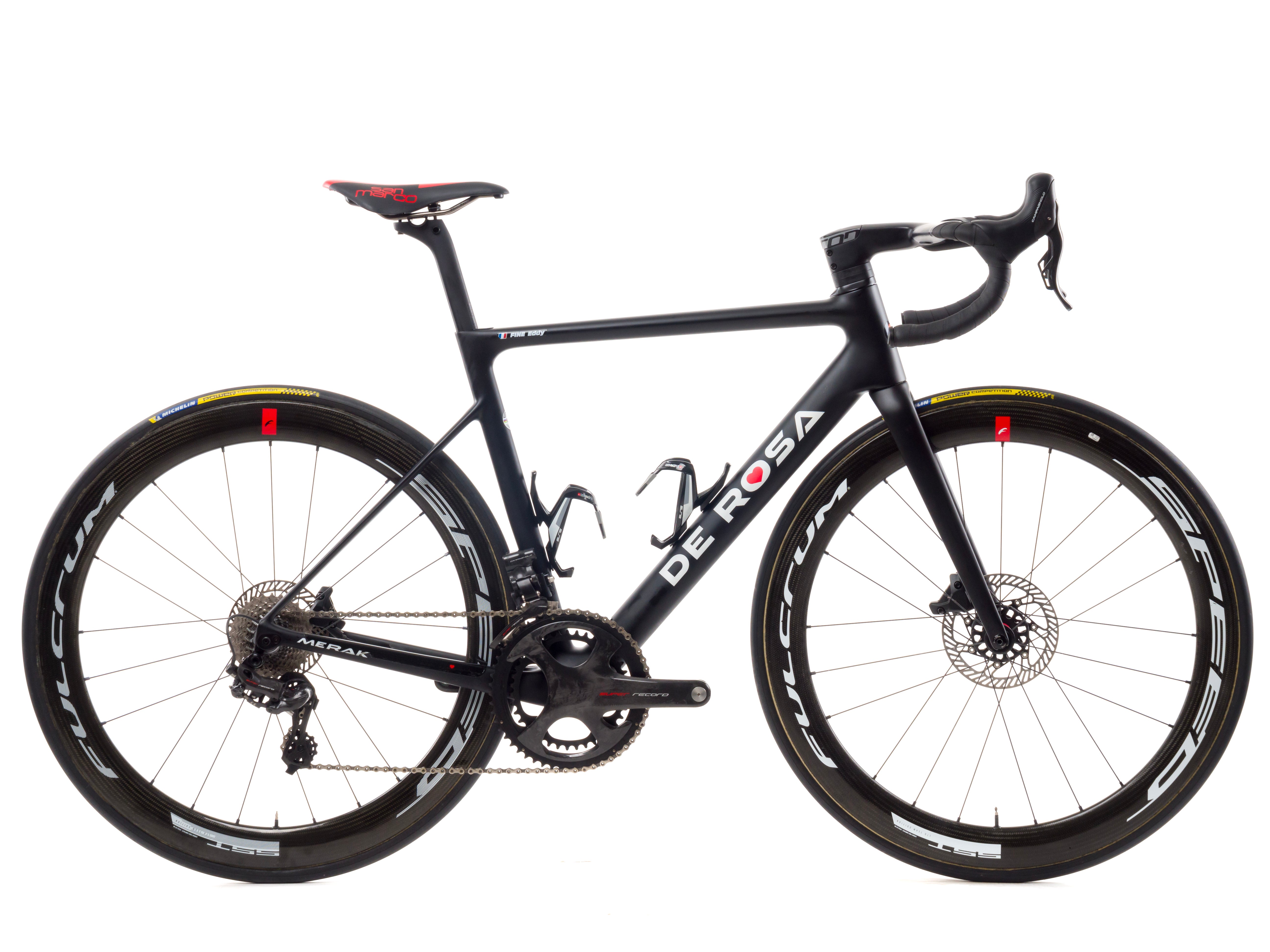 De Rosa Merak 2022 Team De Rosa Cofidis Team E. Fine size 50 Campagnolo Super Record EPS 2x12sp