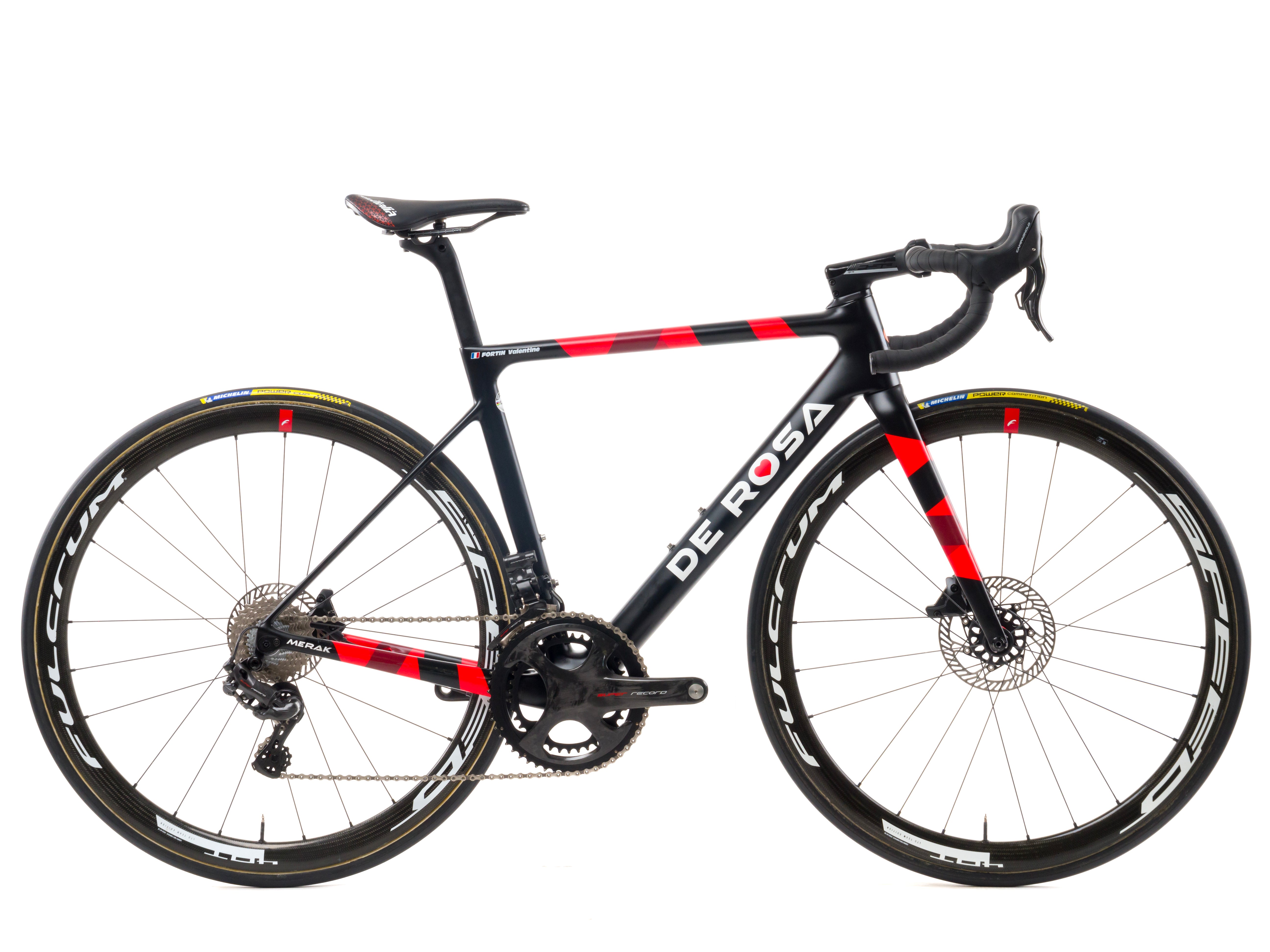 De Rosa Merak 2022 Team Cofidis V. Fortin taglia 48 Campagnolo Super Record EPS 2x12sp