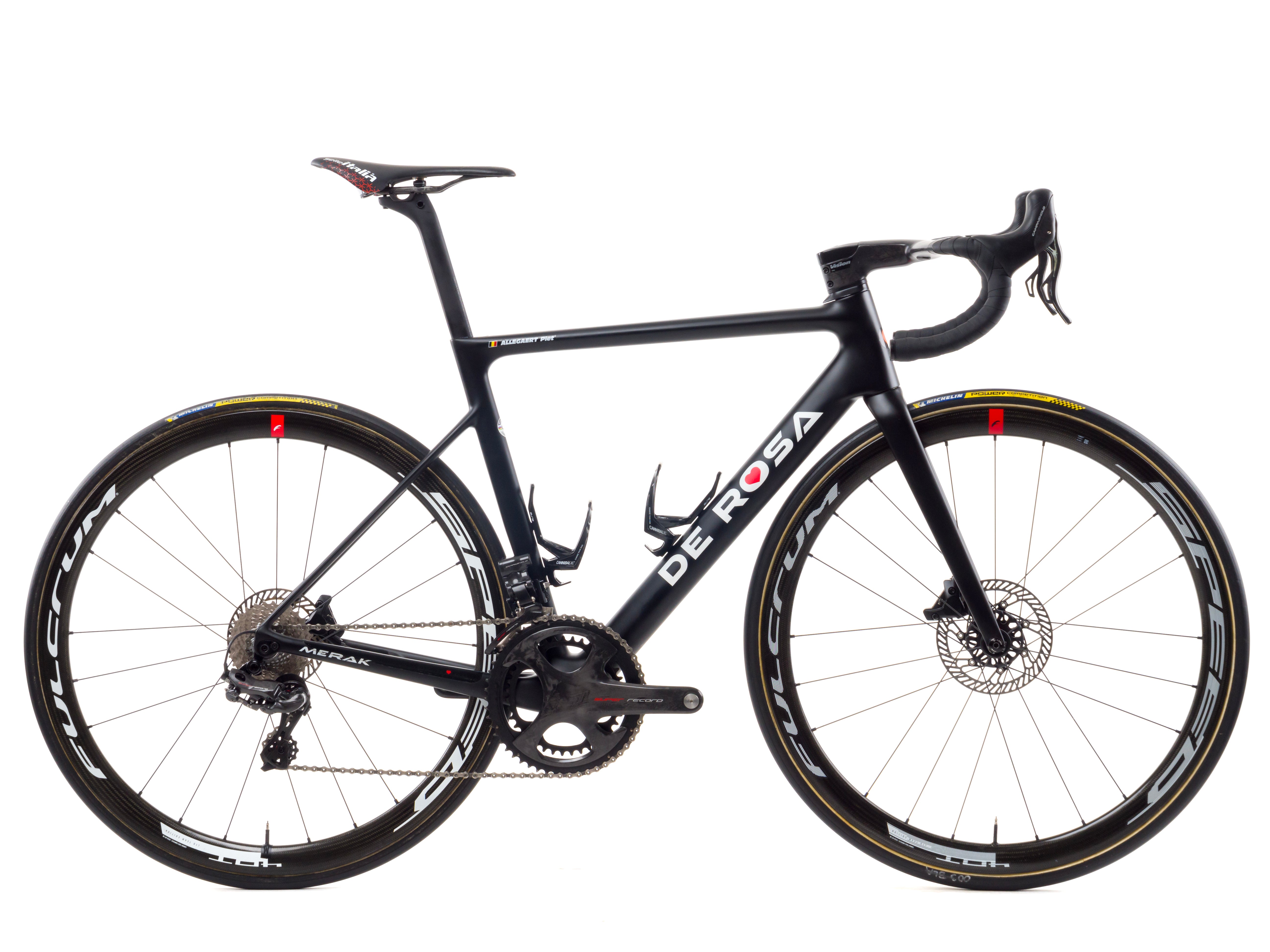 De Rosa Merak 2022 Team Cofidis P. Allegaert taglia 50 Campagnolo Super Record EPS 2x12sp