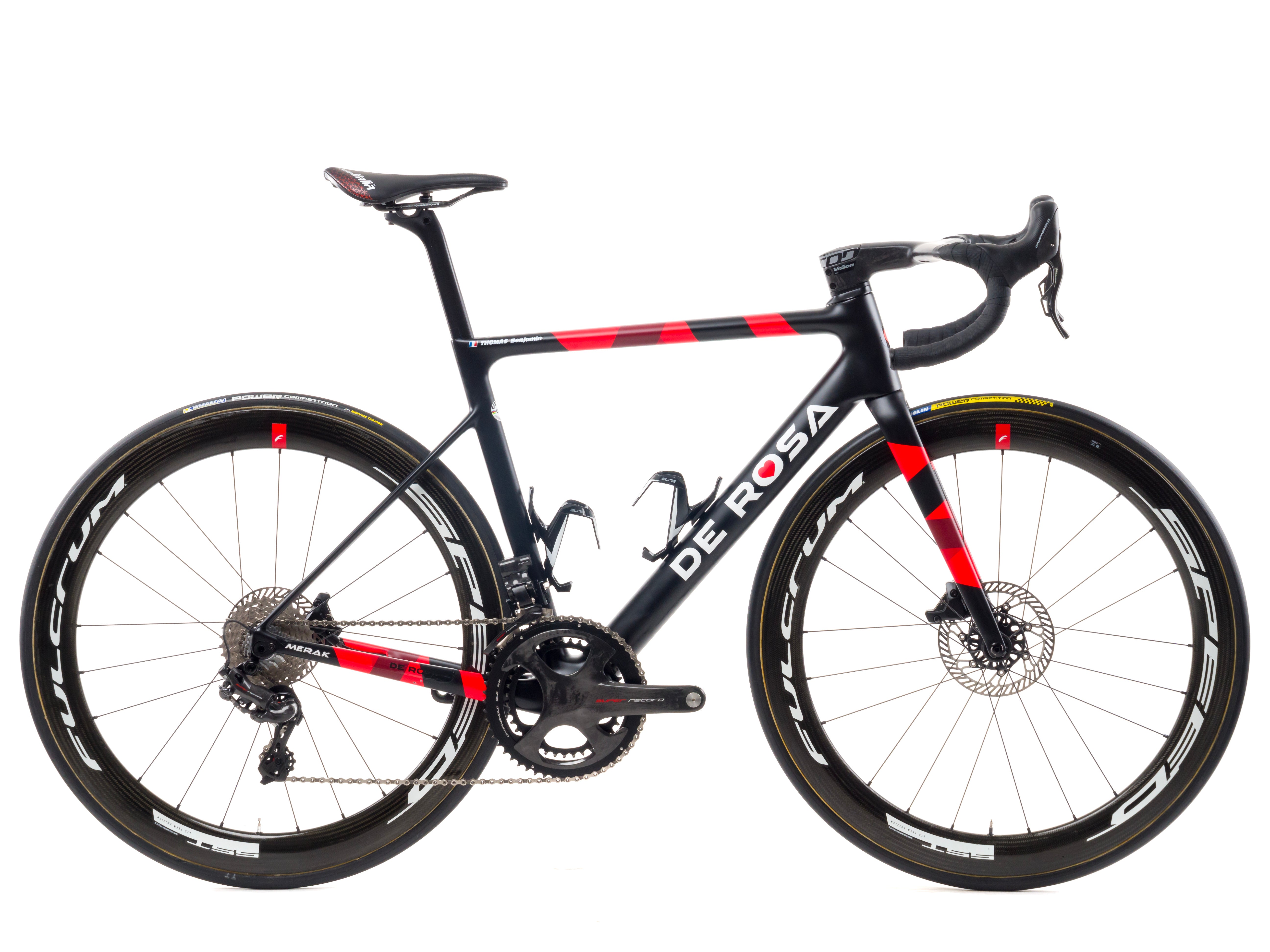 De Rosa Merak 2022 Team Cofidis B. Thomas size 50 Campagnolo Super Record EPS 2x12sp