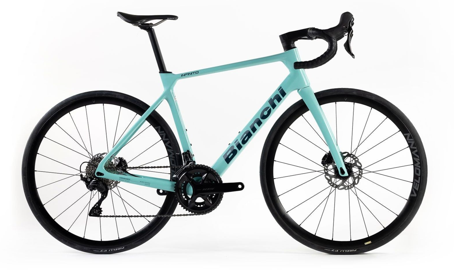 Bianchi Infinito 2025 - Shimano 105 12sp - Velomann Palladium