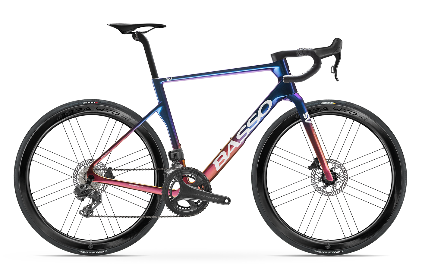 Basso SV 2025 - Campagnolo Super Record WRL 2x13s - Campagnolo Bora WTO 45 Dark | null