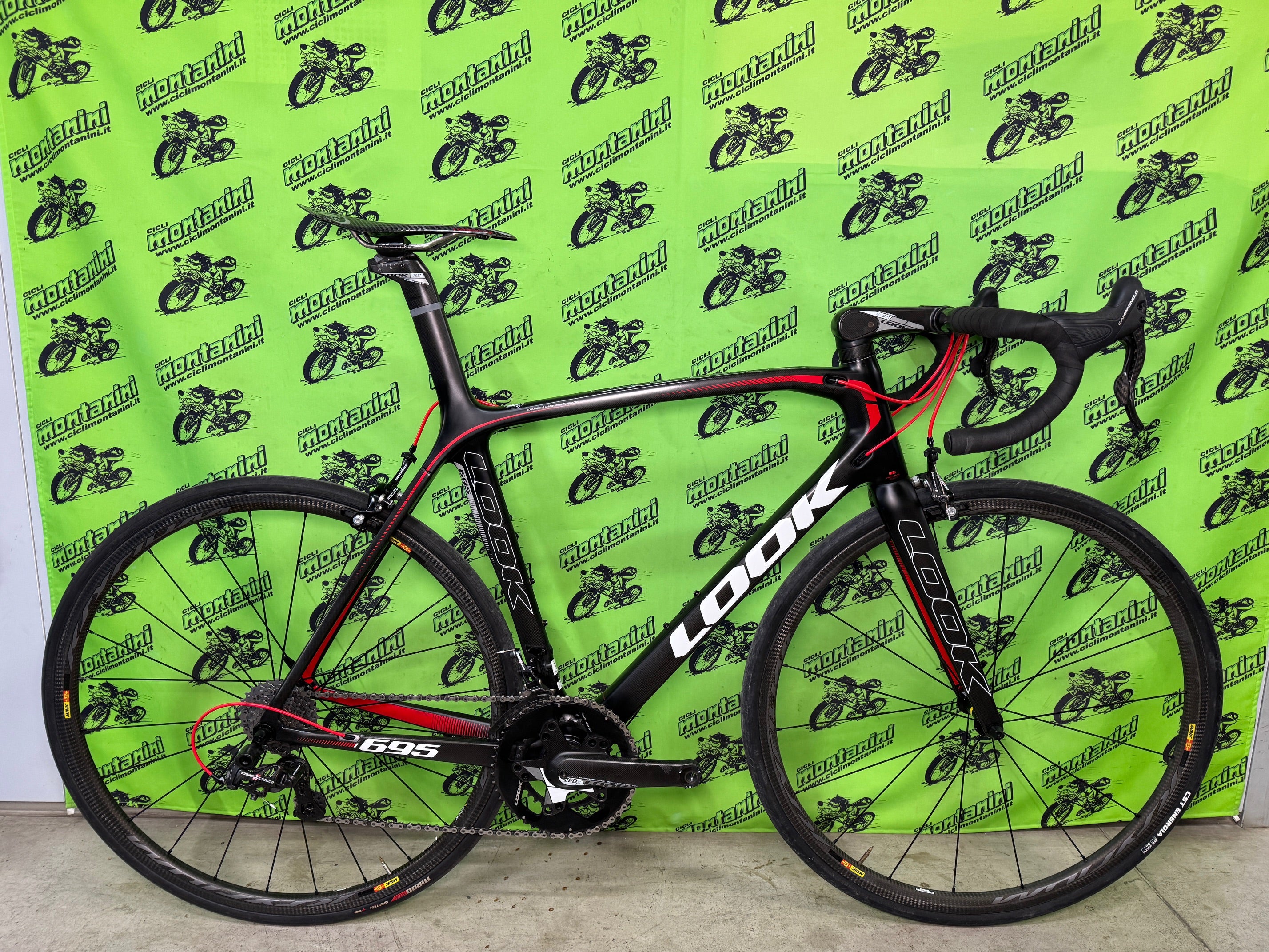 rennrad look 695 Look 695 CAMPAGNOLO SUPER RECORD 2018 - CAMPAGNOLO SUPER RECORD 11 V. - MAVIC KSYRIUM PRO CARBON SL | Excellent Condition