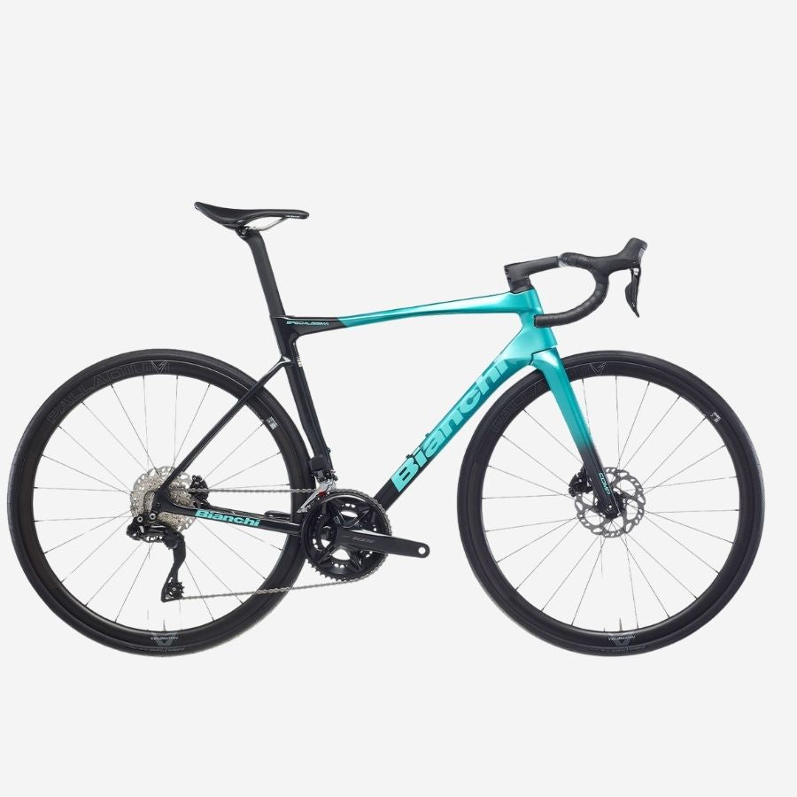 Front Chainring Different Types Bianchi Specialissima Comp 2024 - Shimano 105 Di2 12sp - Velomann ...