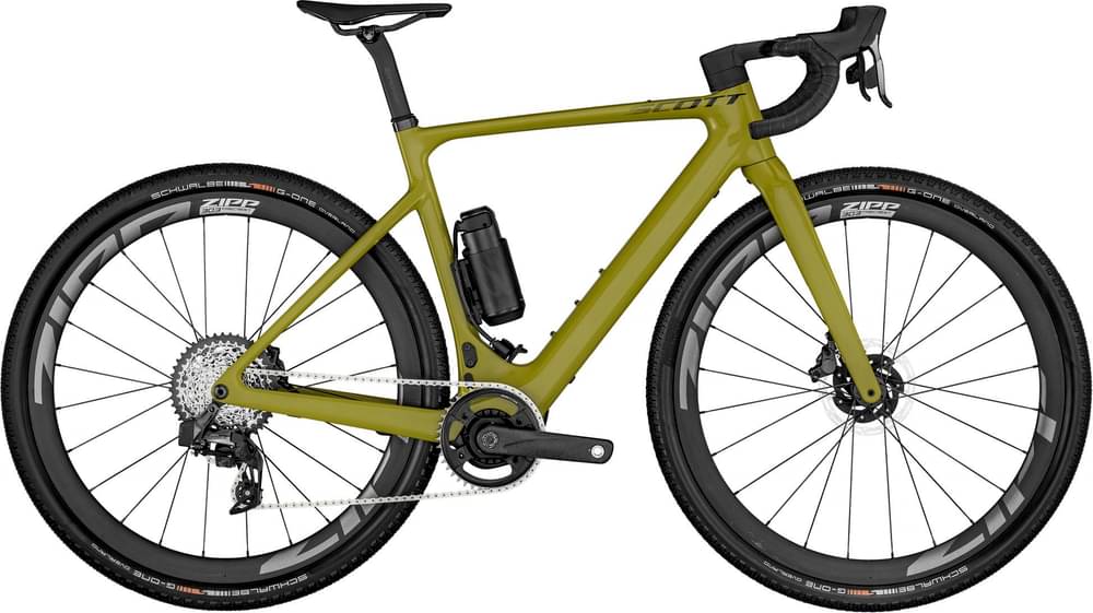 Scott Solace Gravel eRIDE 10 2023 - Sram Force eTap AXS - Zipp 303 Firecrest Carbon tubeless disc-brake 24 Front / 24 Rear Syncros Axle w/Removable Lever with Tool