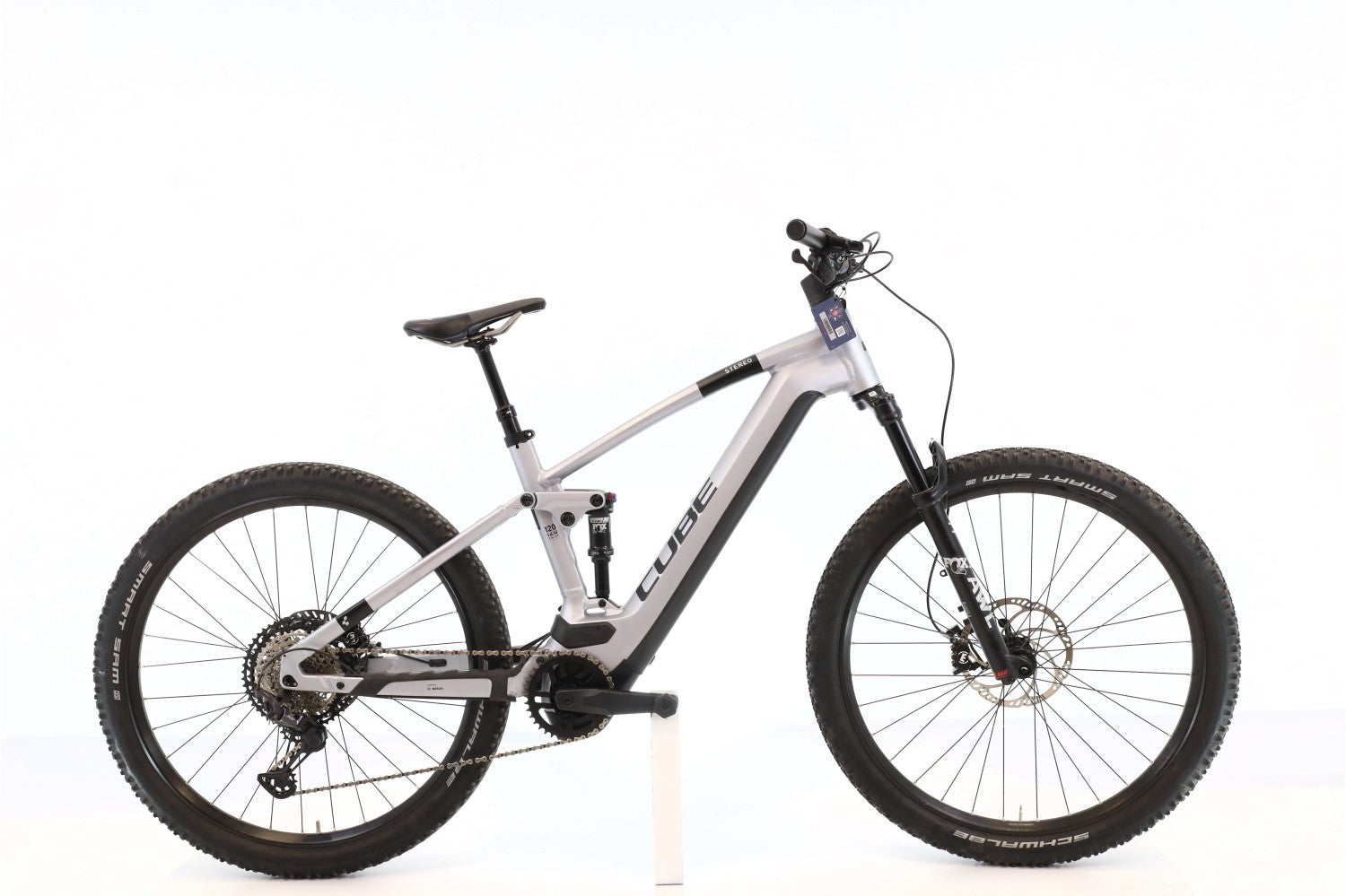 CUBE STEREO HYBRID 120 RACE 2022 - Shimano XT 1x12sp - CUBE EX30, 32H, Disc, Tubeless Ready | VERY_GOOD