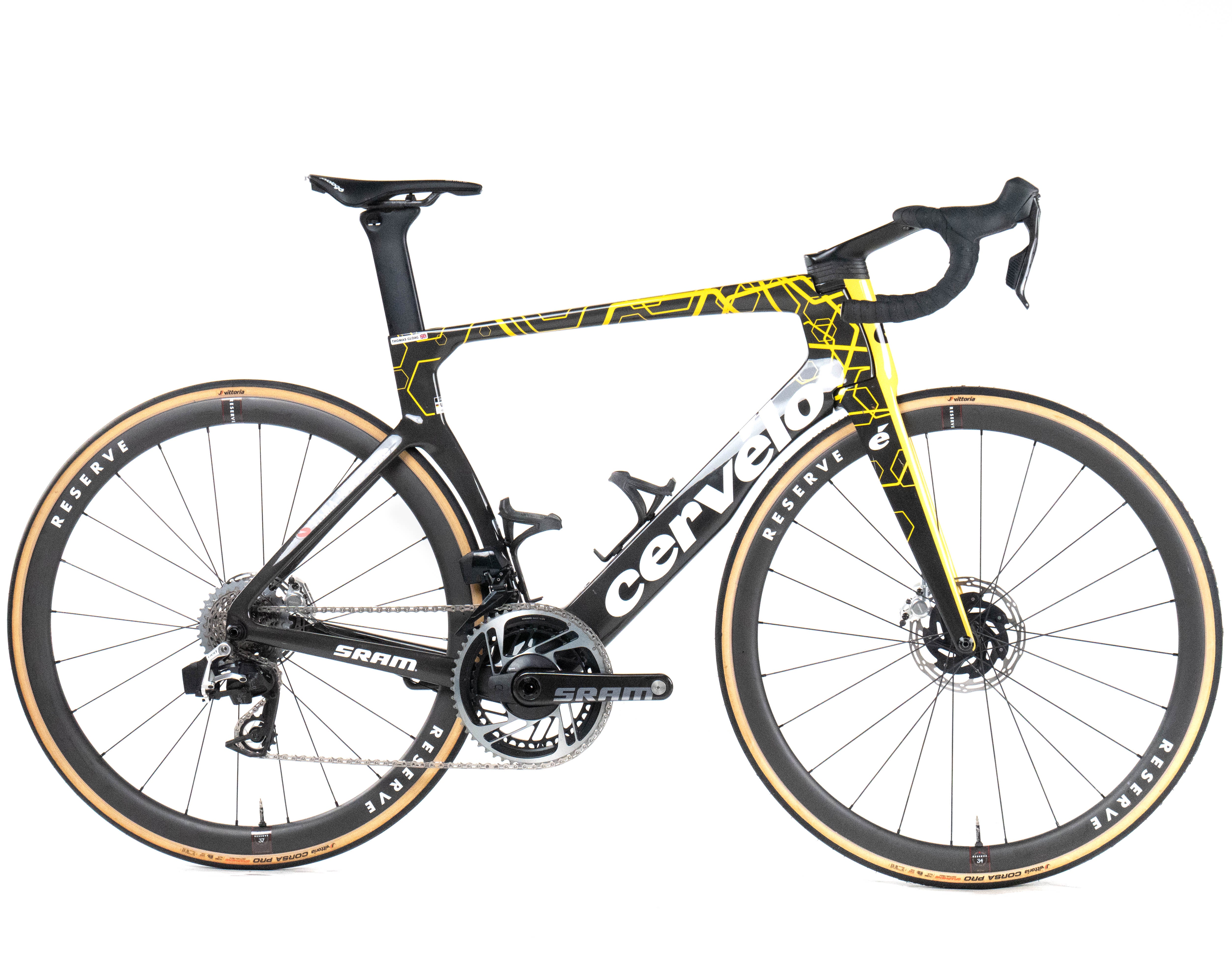 Cervélo S5 2024 Team Visma Lease a Bike Thomas Gloag size 56 Sram Red AXS 2x12sp