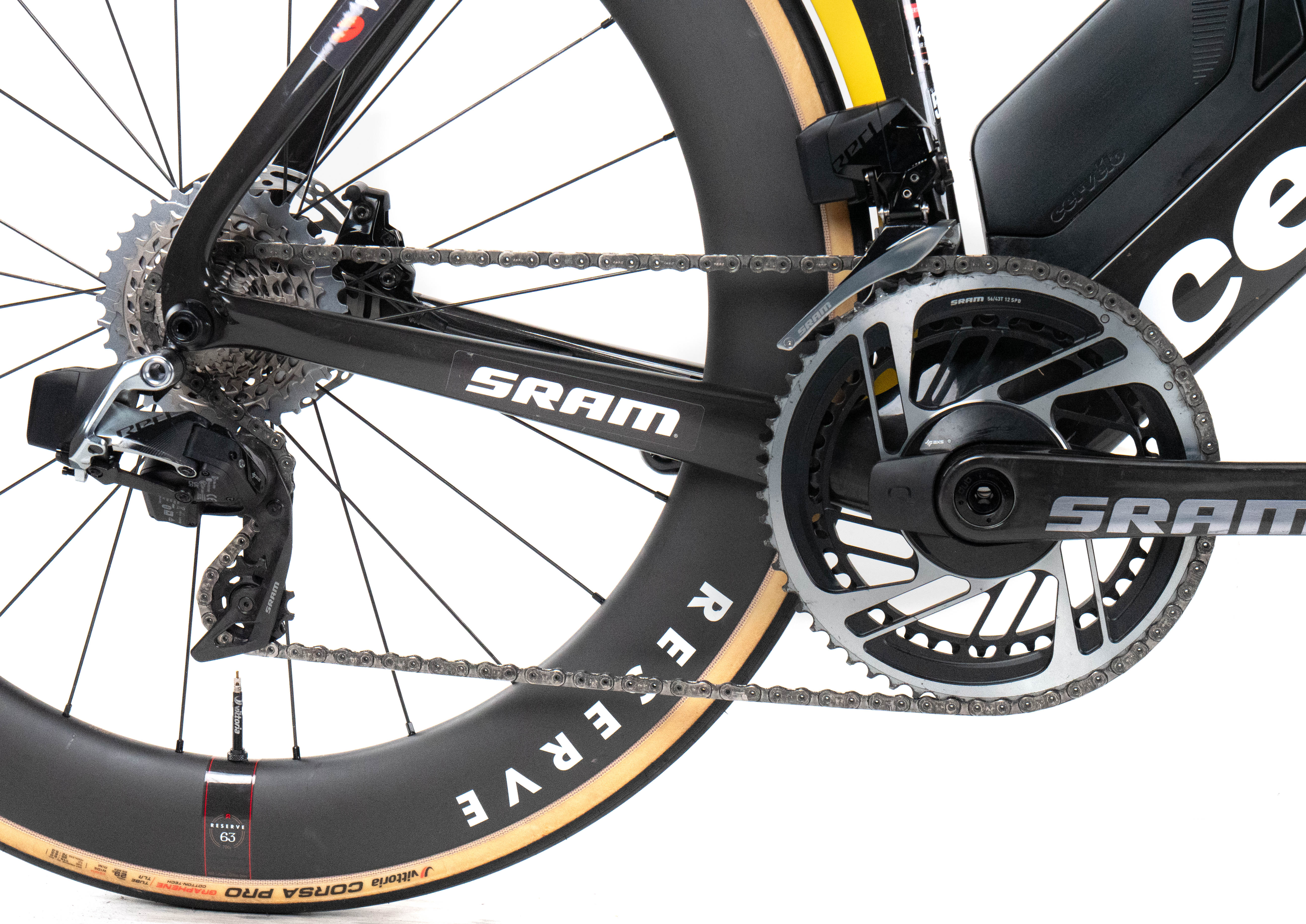 Cervélo P5 2023 Team Visma Lease a Bike Menno Huising size 54 Sram Red AXS 2x12sp