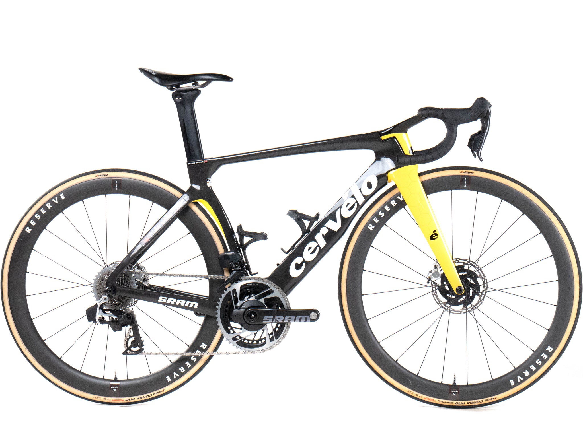 Cervélo S5 2024 Team Visma Lease a Bike Matthew Brennan size 51 Sram Red eTap AXS 2x12sp