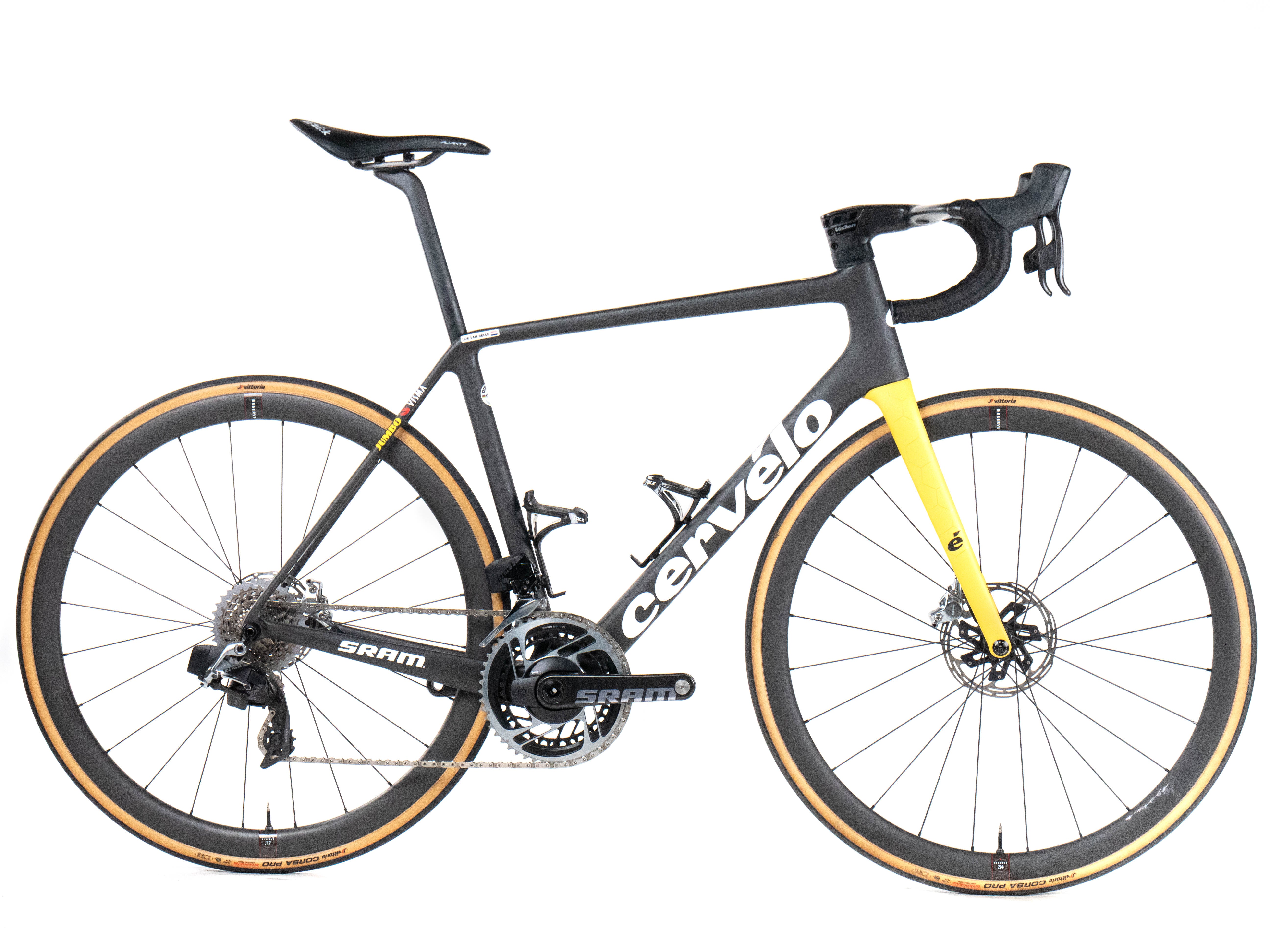 Cervélo R5 2023 Team Jumbo Visma Loe van Belle size 56 Sram Red eTap AXS 2x12sp