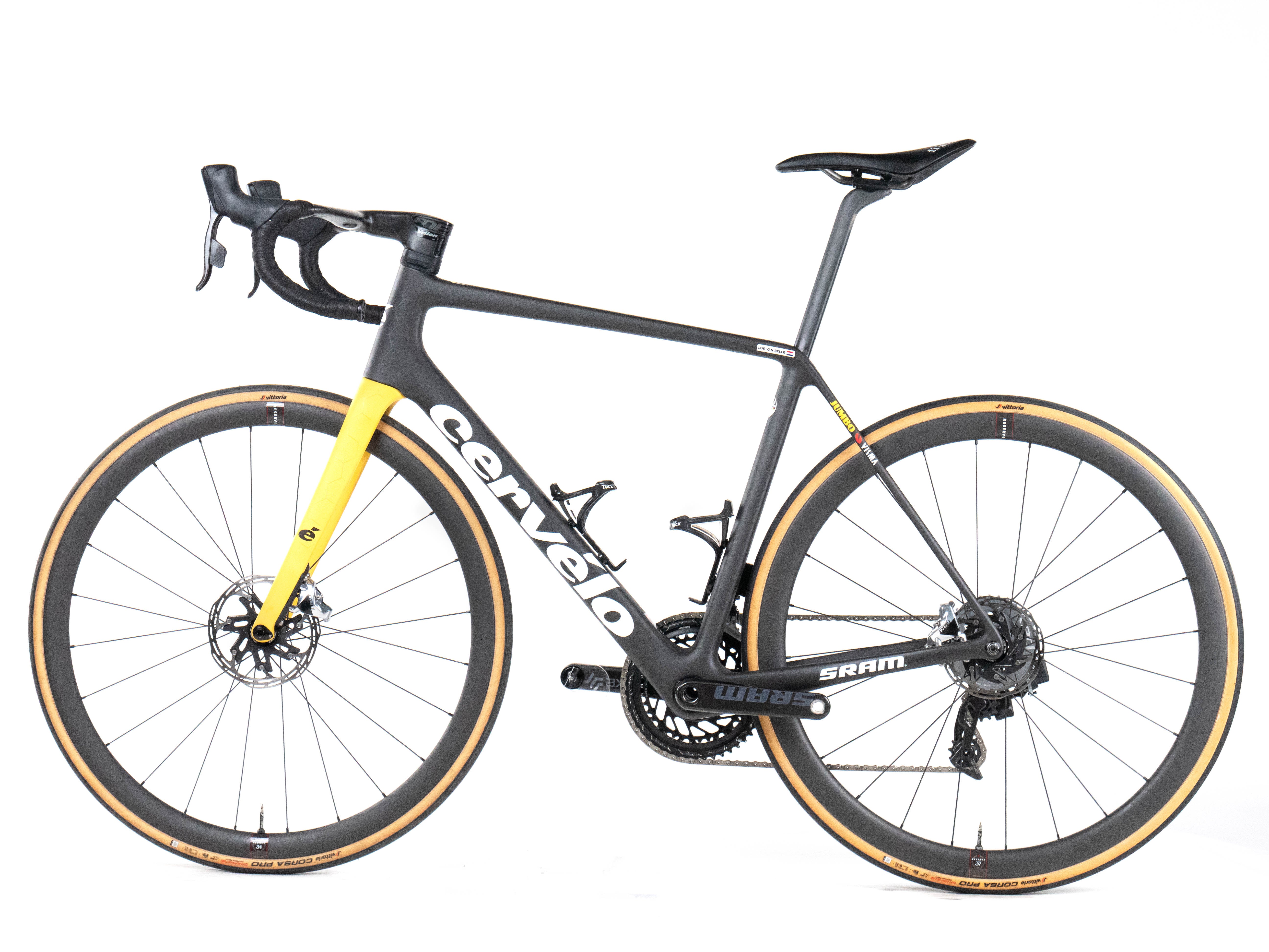 Cervélo R5 2023 Team Jumbo Visma Loe van Belle size 56 Sram Red eTap AXS 2x12sp