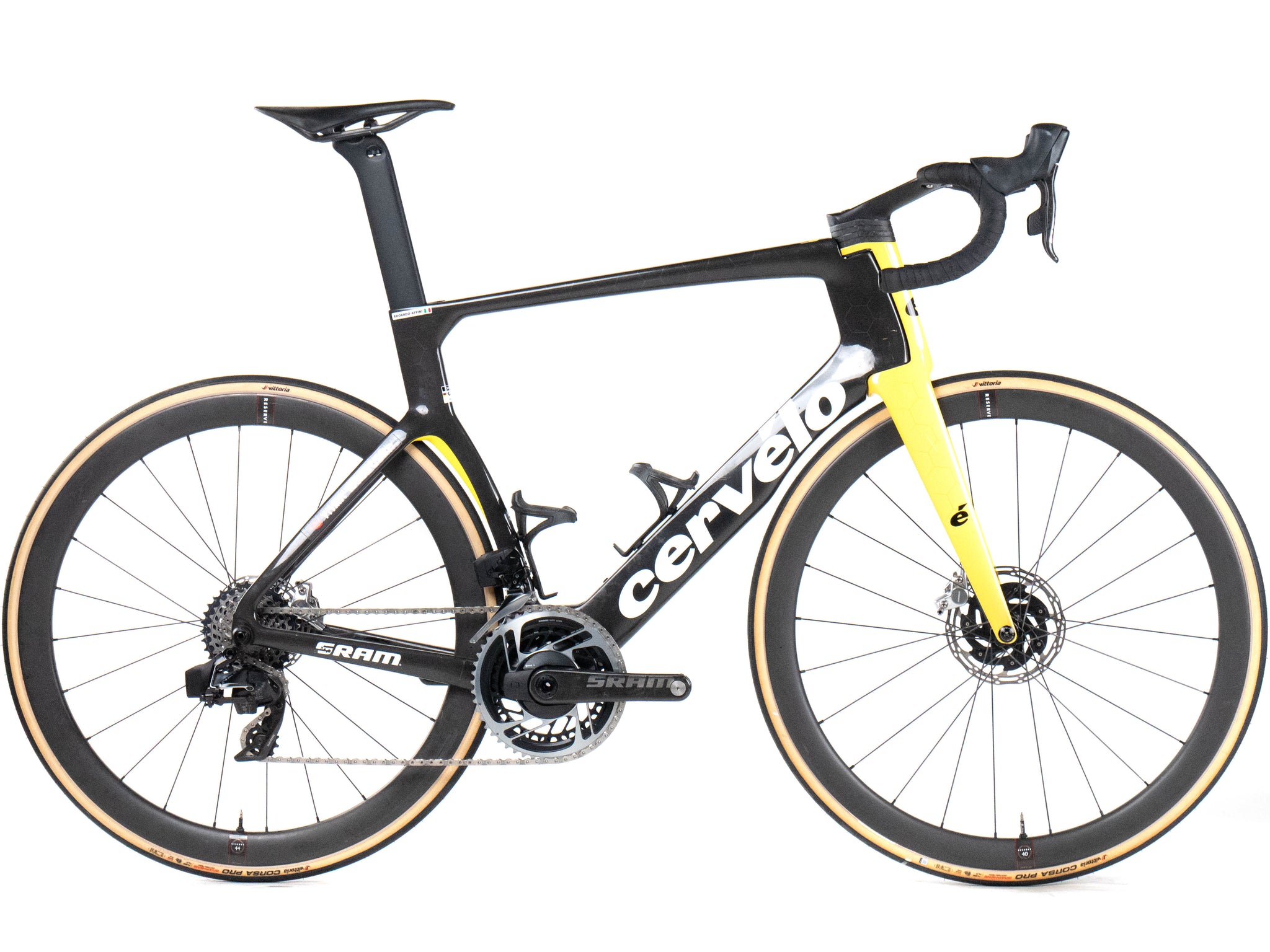 Cervélo S5 2024 Team Visma Lease a Bike Edoardo Affini size 58 Sram Red eTap AXS 2x12sp