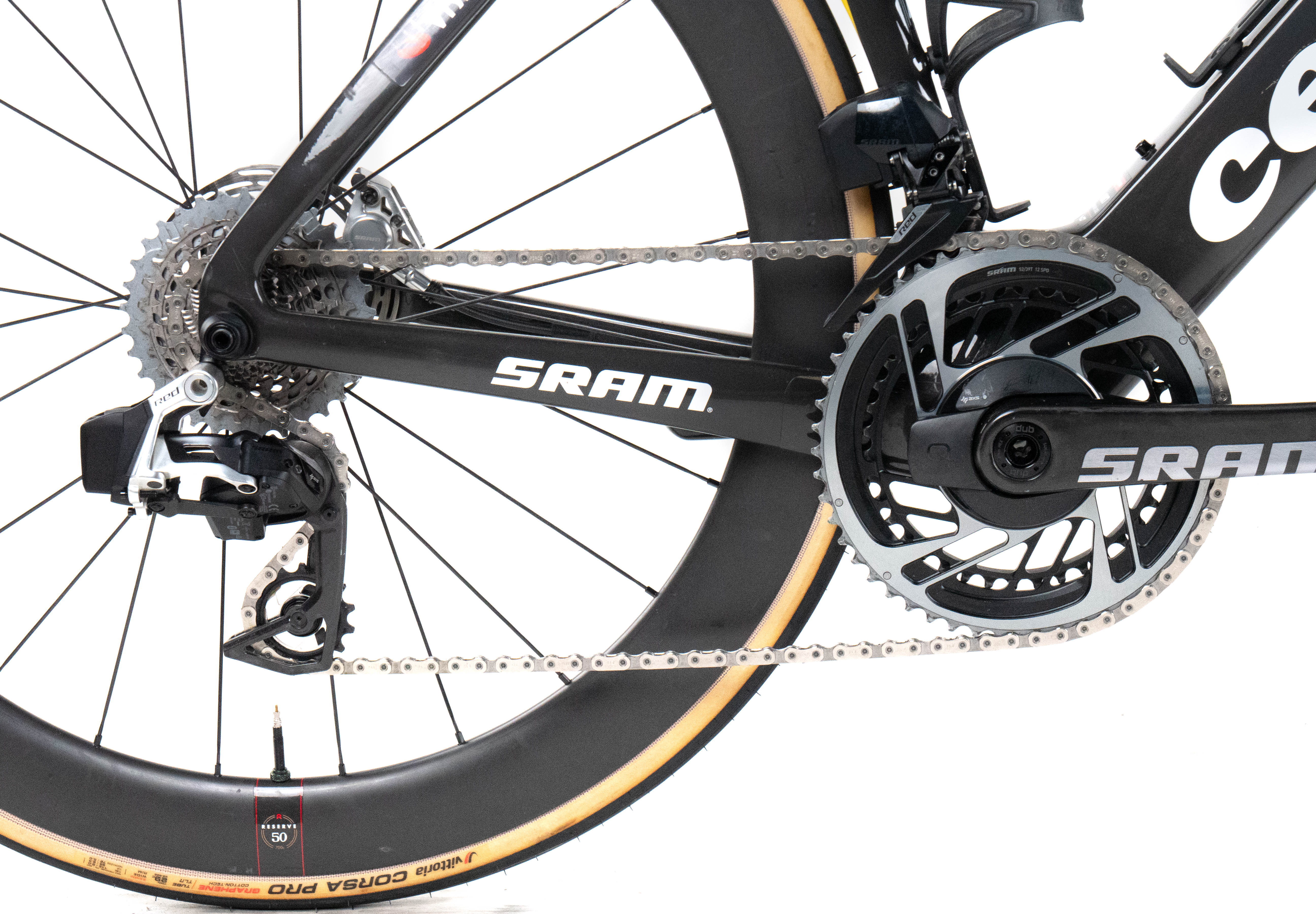 Cervélo S5 2024 Team Visma Lease a Bike Victor Campenaerts size 48 Sram Red eTap AXS 2x12sp