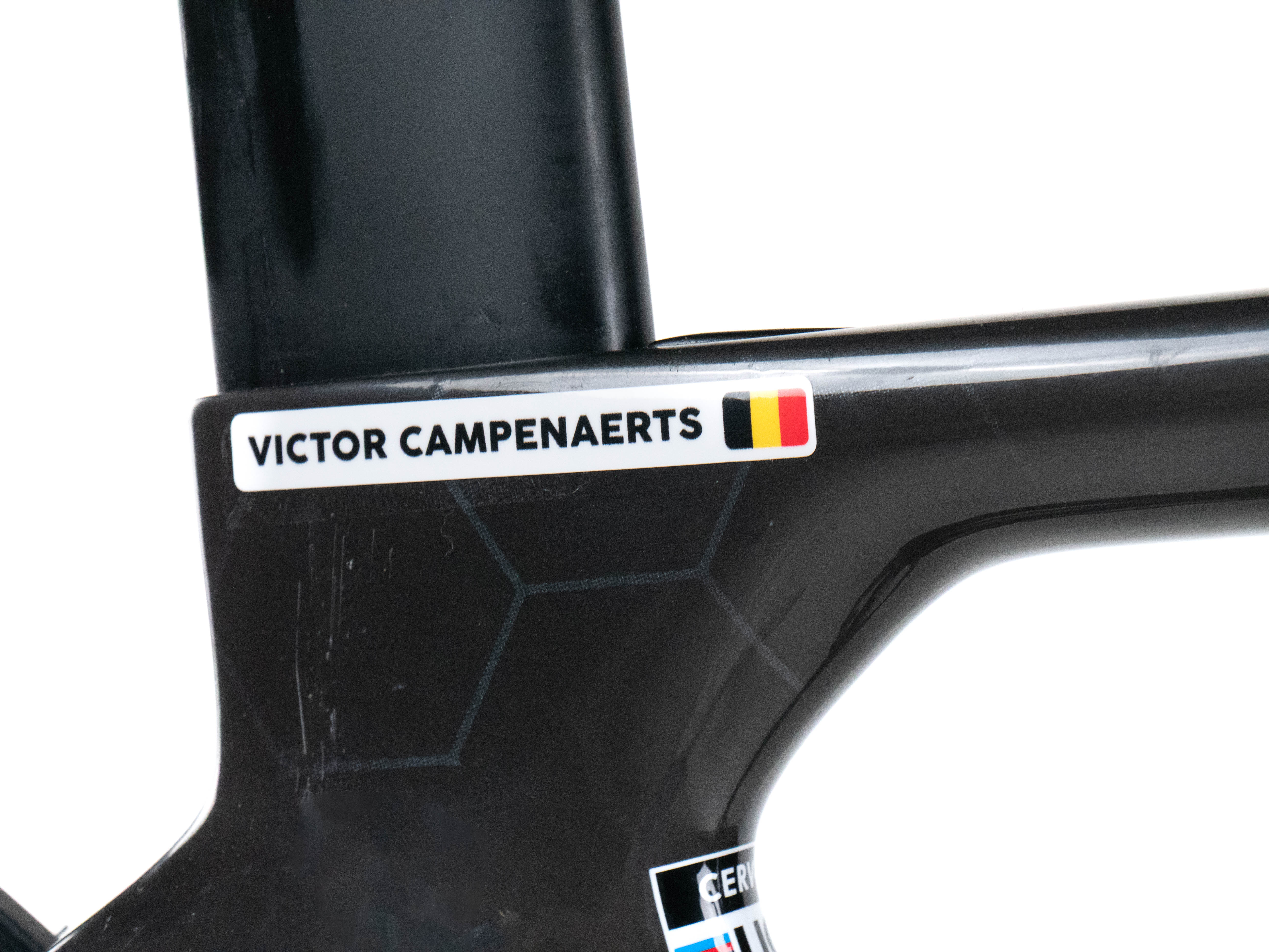 Cervélo S5 2024 Team Visma Lease a Bike Victor Campenaerts size 48 Sram Red eTap AXS 2x12sp