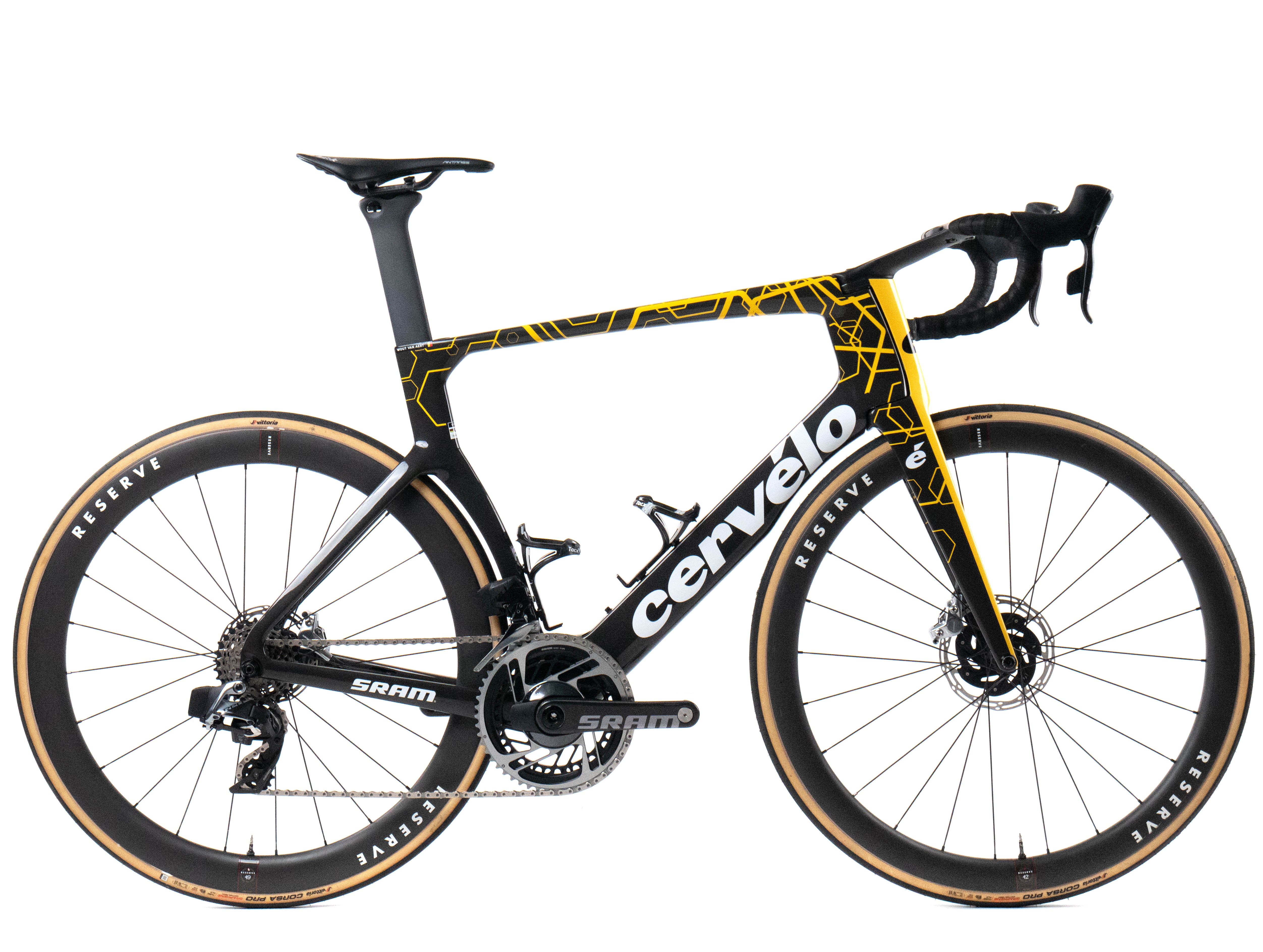 Cervélo S5 2024 Team Visma Lease a Bike Wout van Aert size 58 Sram Red AXS 2x12sp