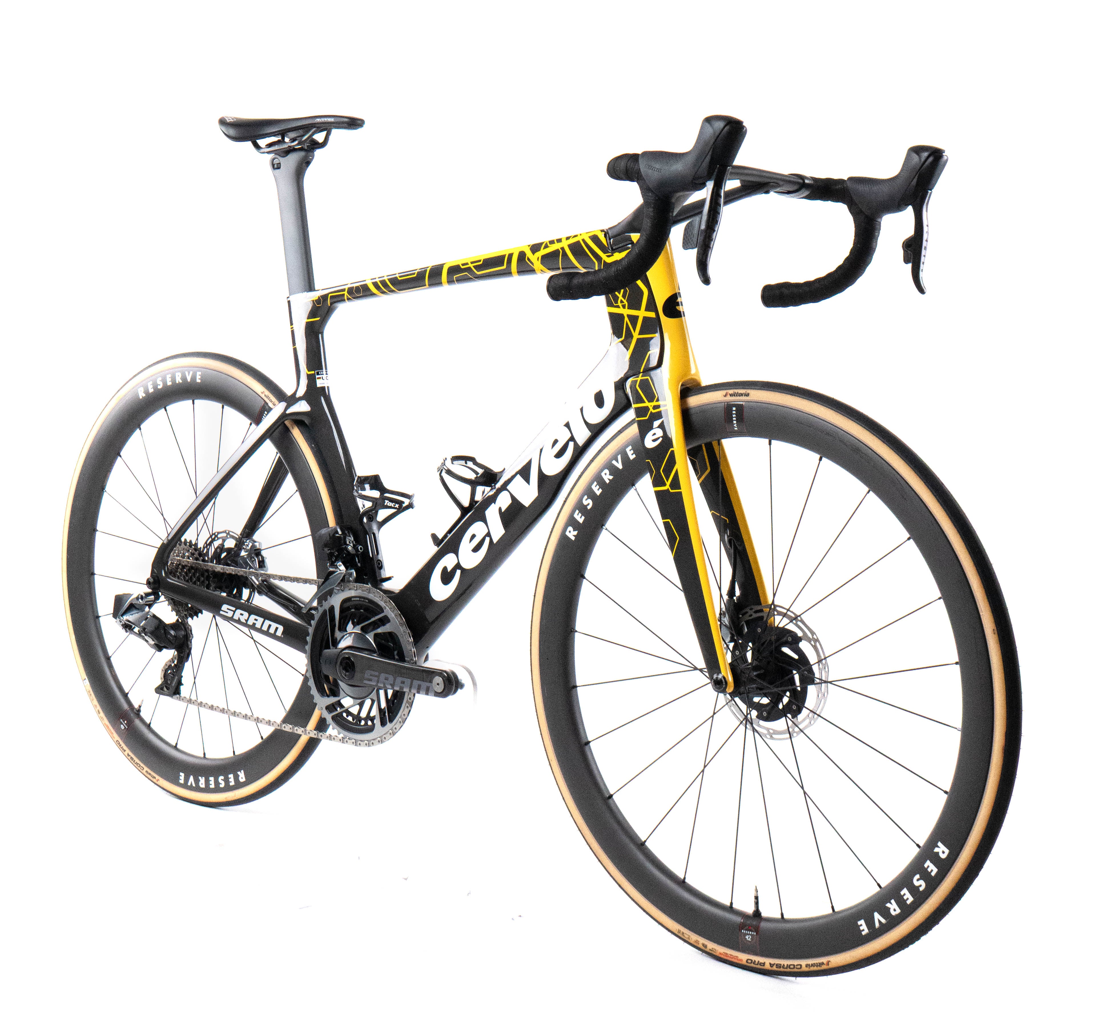 Cervélo S5 2024 Team Visma Lease a Bike Wout van Aert size 58 Sram Red AXS 2x12sp