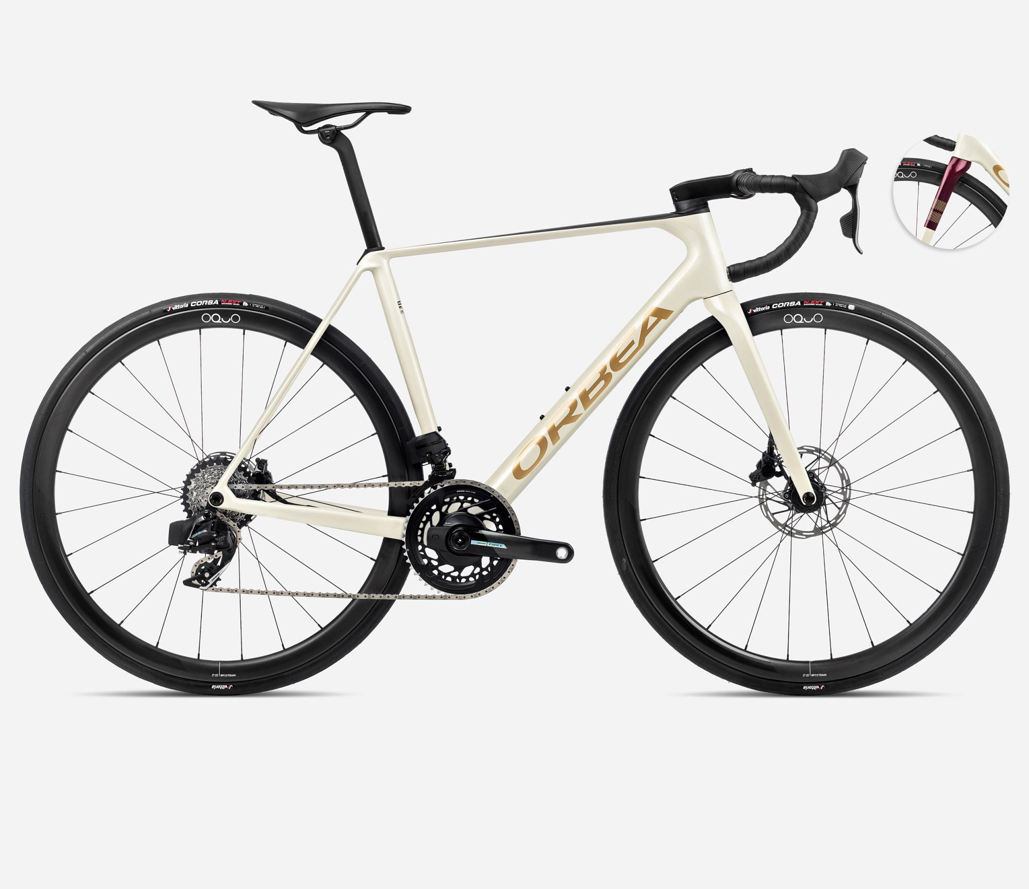 Orbea Orca M21ETEAM PWR 2024 - Sram Force eTap AXS 12sp - Oquo Road Performance RP35TEAM