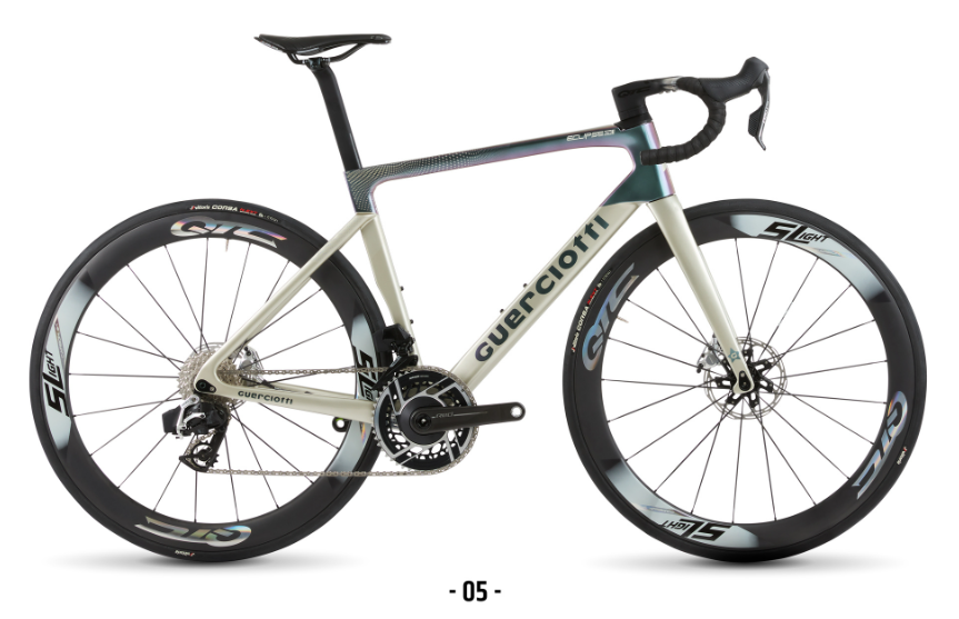 Guerciotti Eclipse S 2025 - Shimano Dura-Ace R9270 Di2 2x12sp - Vision Metron 50