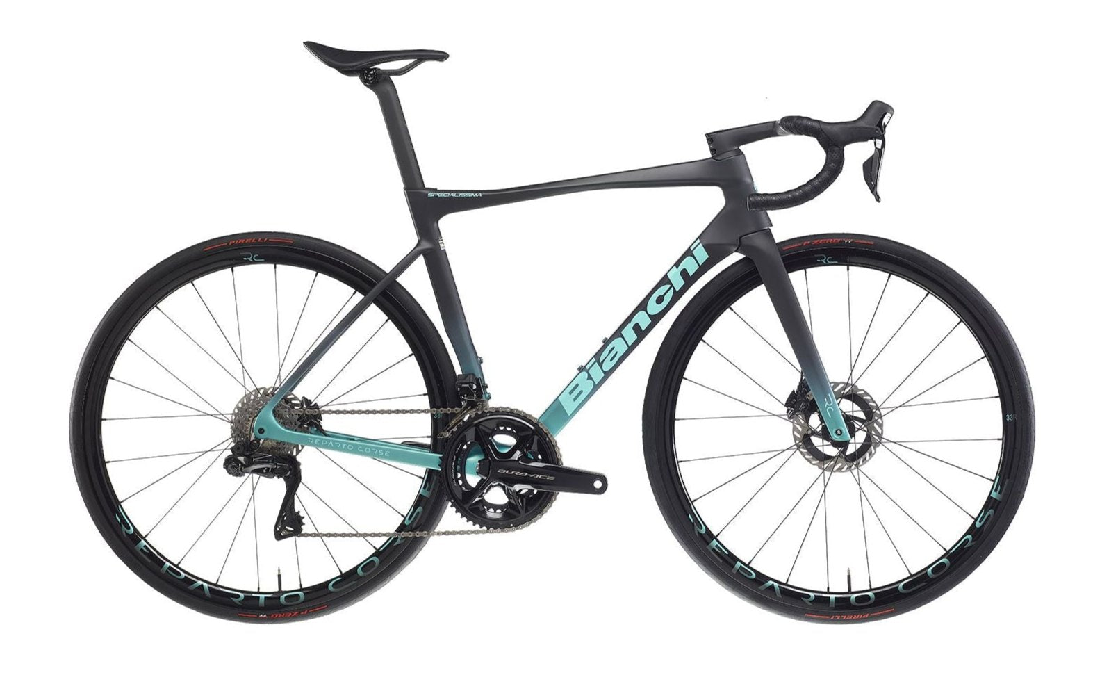 Bianchi Specialissima RC 2024 - Shimano Dura-Ace Di2 12sp - Reparto Corse RC Carbon 33mm