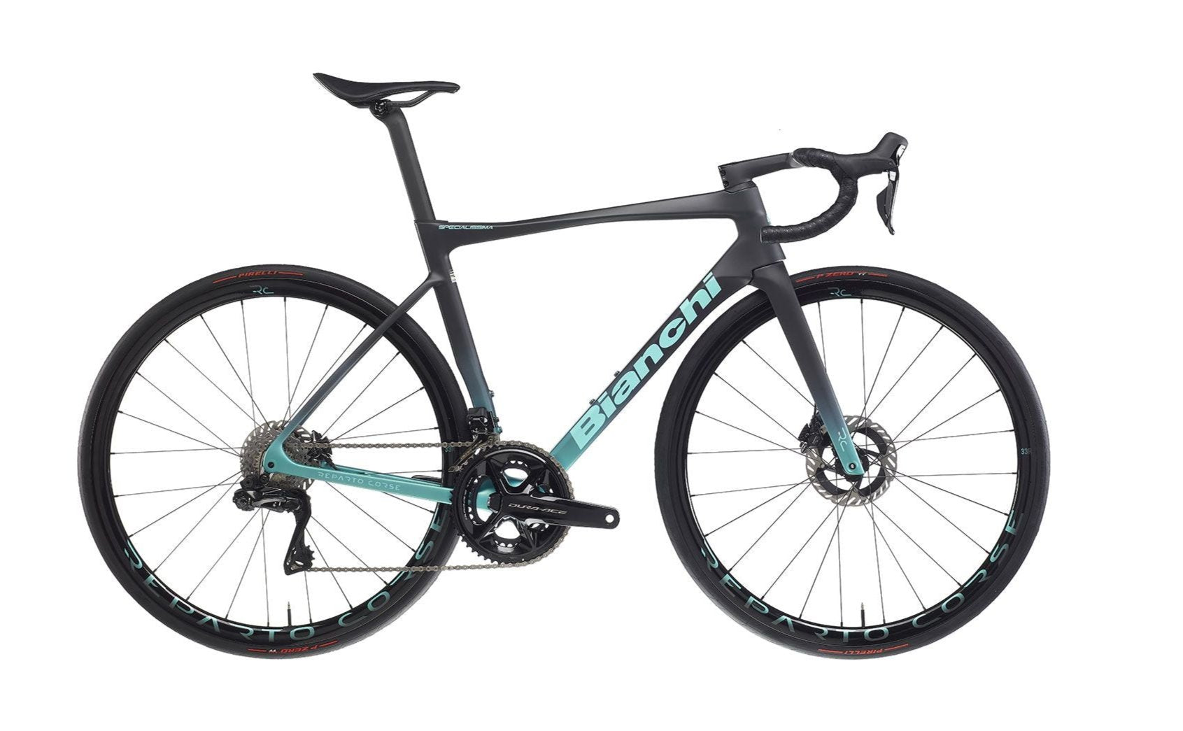 Bianchi Specialissima RC 2024 - Shimano Dura-Ace Di2 12sp - Reparto Corse RC Carbon 33mm 