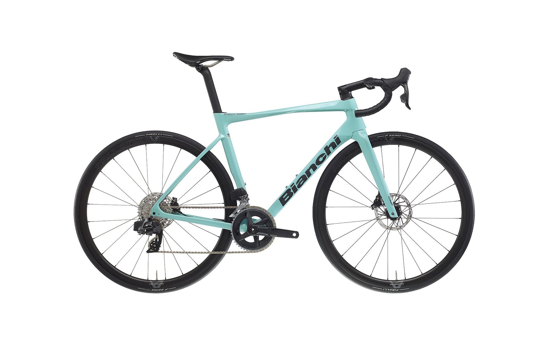 Bianchi Specialissima COMP 2024 - Shimano Ultegra Di2 12sp - Velomann Palladium 33mm